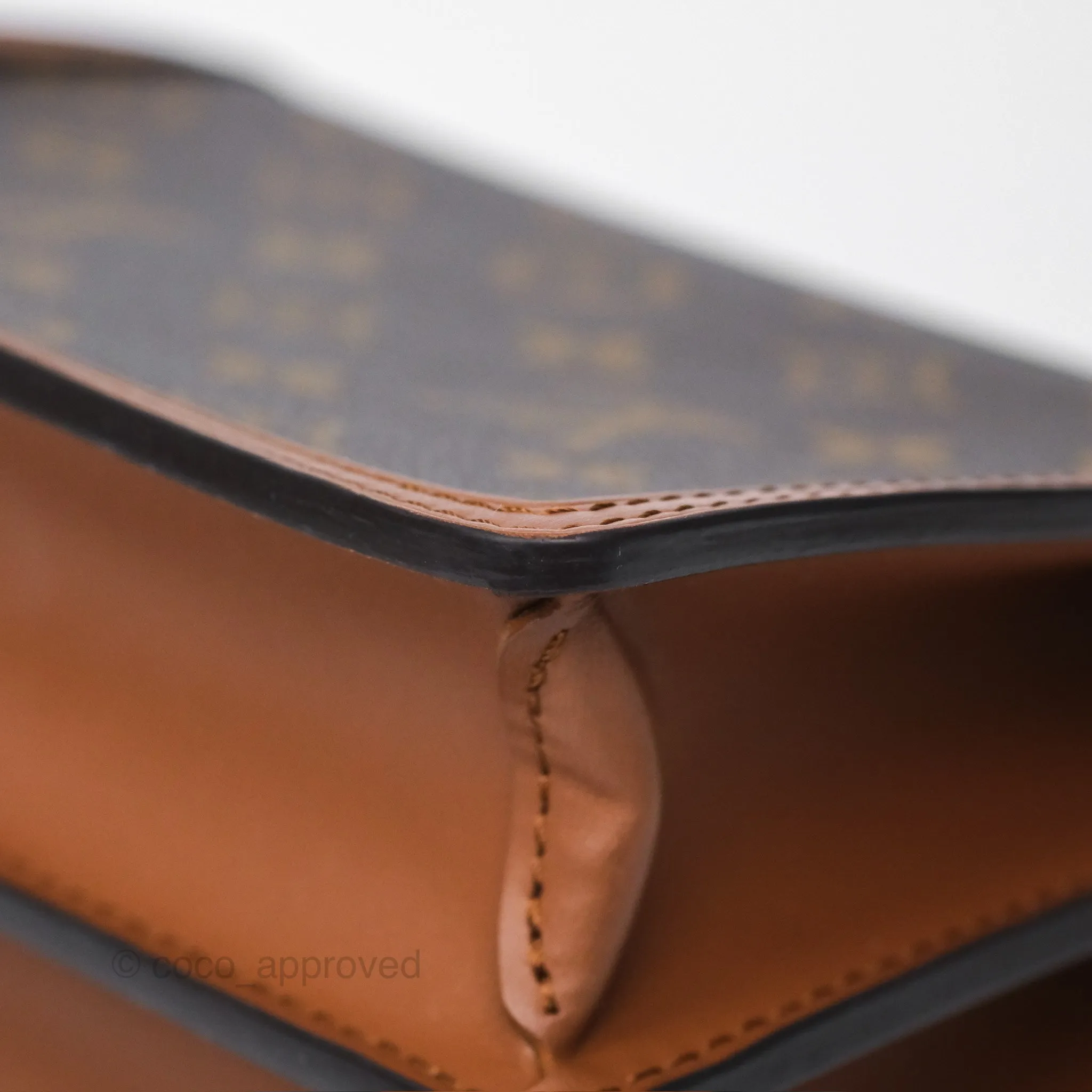 Louis Vuitton Mini Dauphine Monogram Tan Calfskin