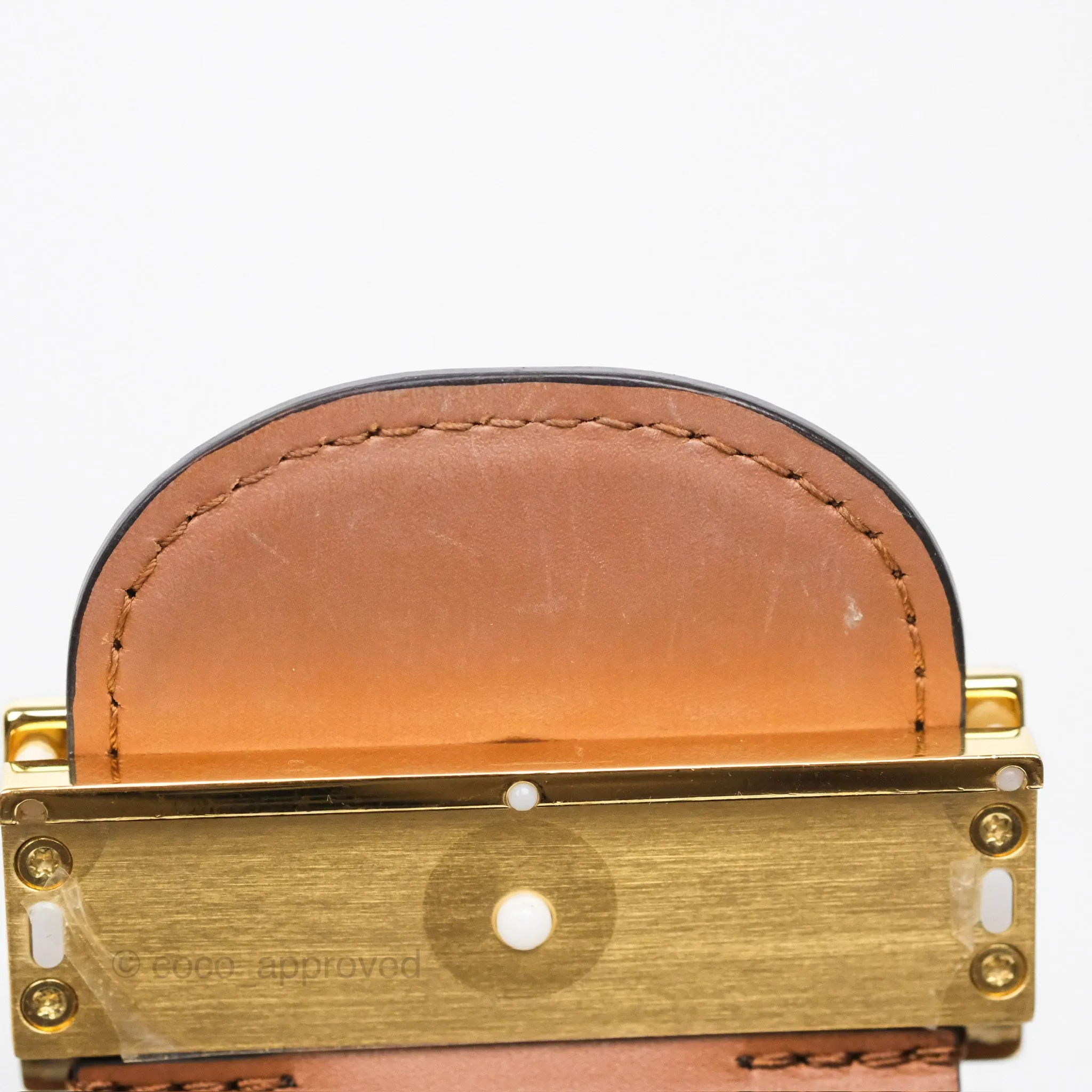 Louis Vuitton Mini Dauphine Monogram Tan Calfskin