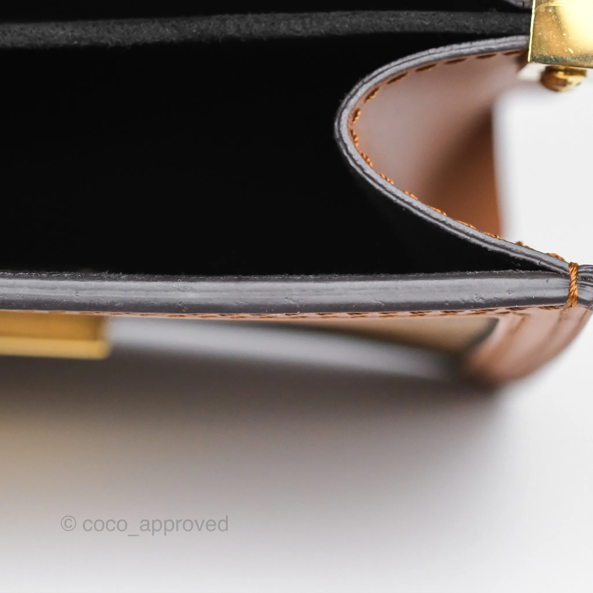 Louis Vuitton Mini Dauphine Monogram Tan Calfskin