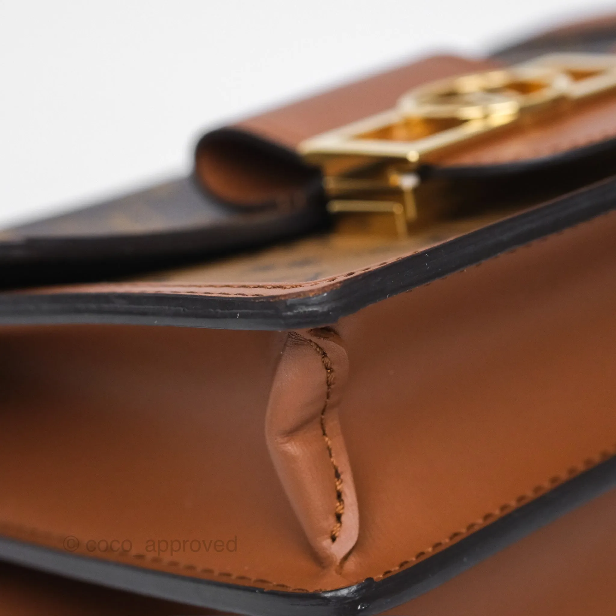 Louis Vuitton Mini Dauphine Monogram Tan Calfskin