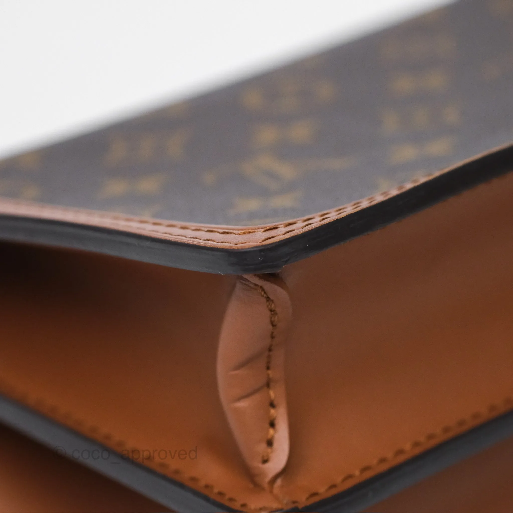 Louis Vuitton Mini Dauphine Monogram Tan Calfskin