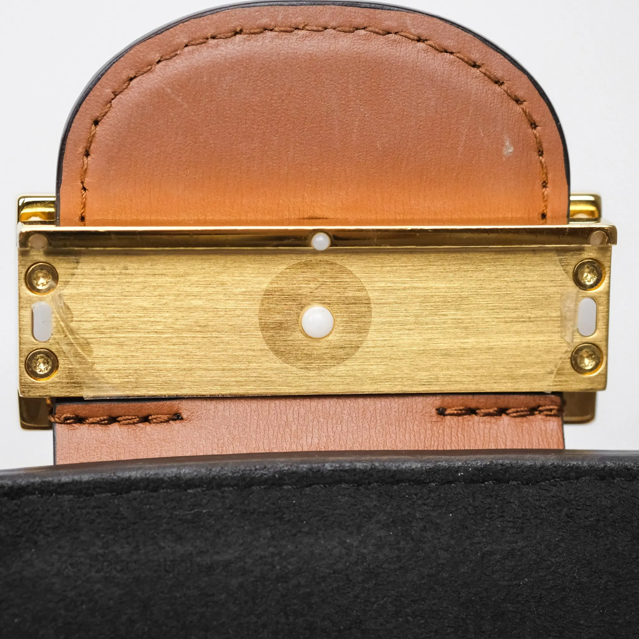 Louis Vuitton Mini Dauphine Monogram Tan Calfskin