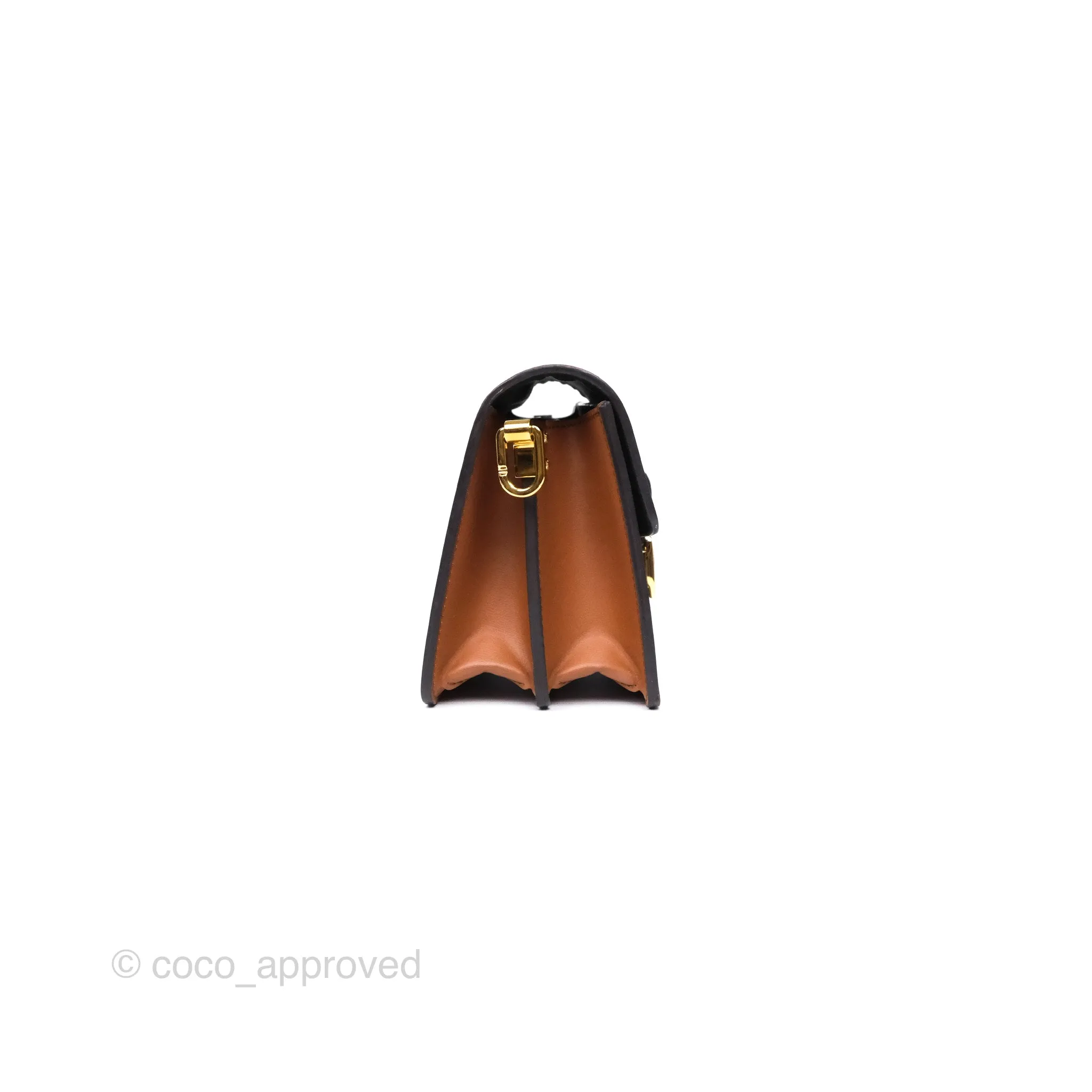 Louis Vuitton Mini Dauphine Monogram Tan Calfskin