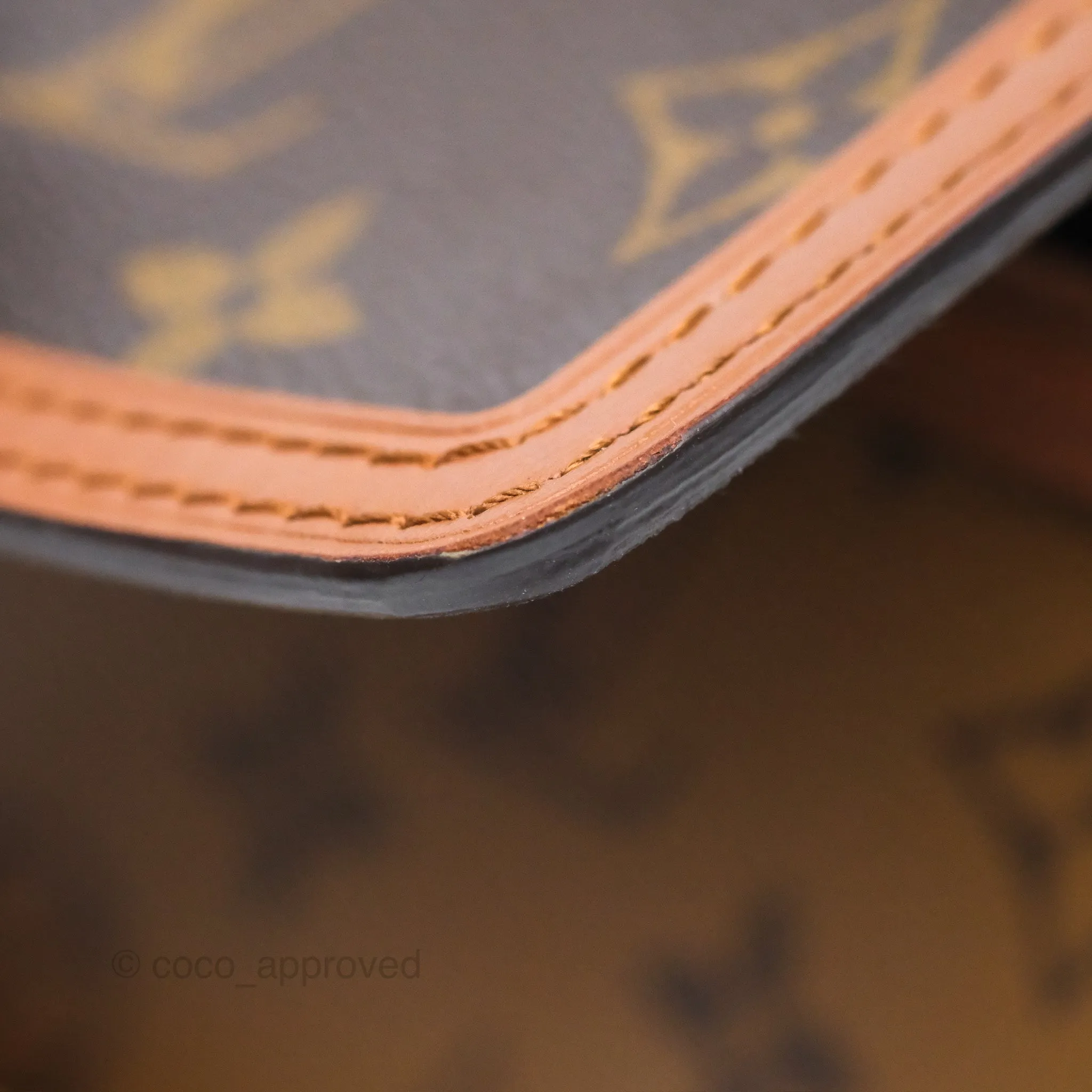 Louis Vuitton Mini Dauphine Monogram Tan Calfskin