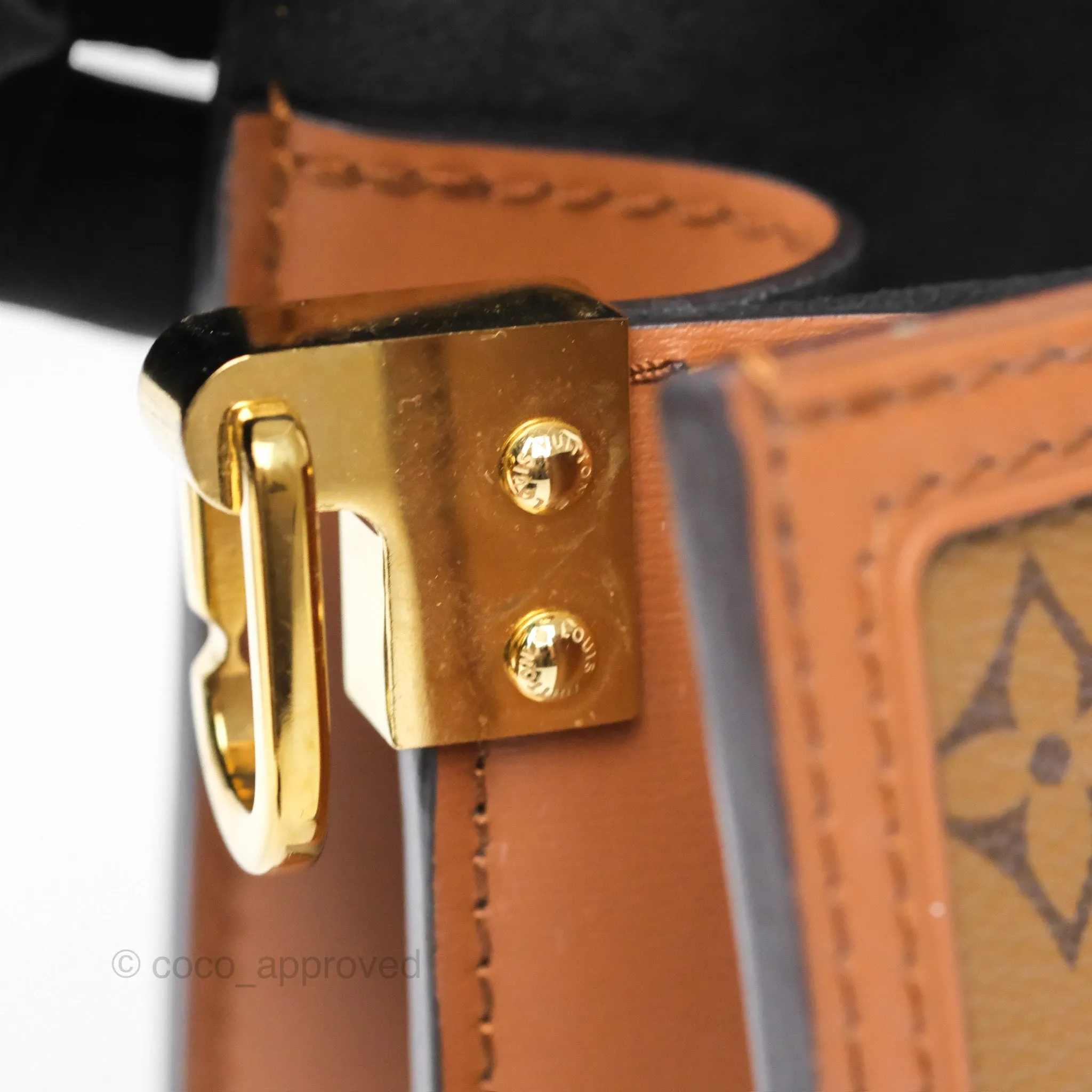 Louis Vuitton Mini Dauphine Monogram Tan Calfskin