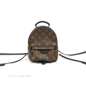 Louis Vuitton Mini Palm Springs Monogram Backpack