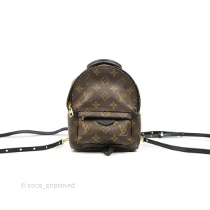 Louis Vuitton Mini Palm Springs Monogram Canvas Backpack
