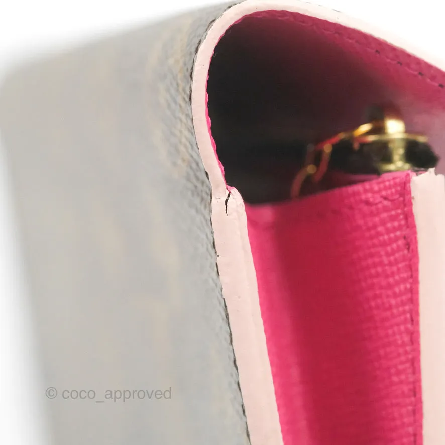 Louis Vuitton Monogram Bloom Flower Emilie Wallet