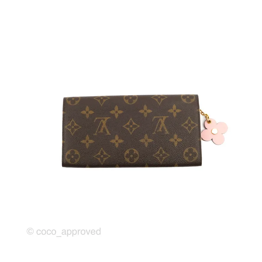 Louis Vuitton Monogram Bloom Flower Emilie Wallet