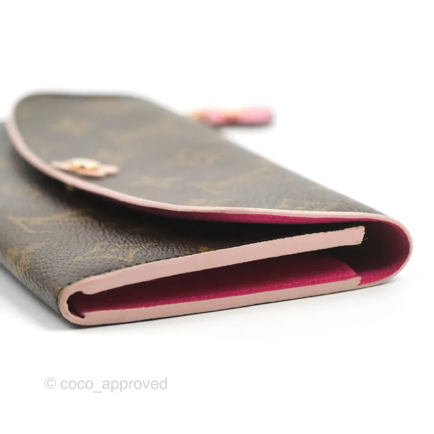 Louis Vuitton Monogram Bloom Flower Emilie Wallet