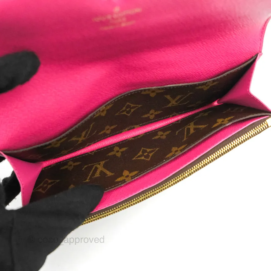 Louis Vuitton Monogram Bloom Flower Emilie Wallet
