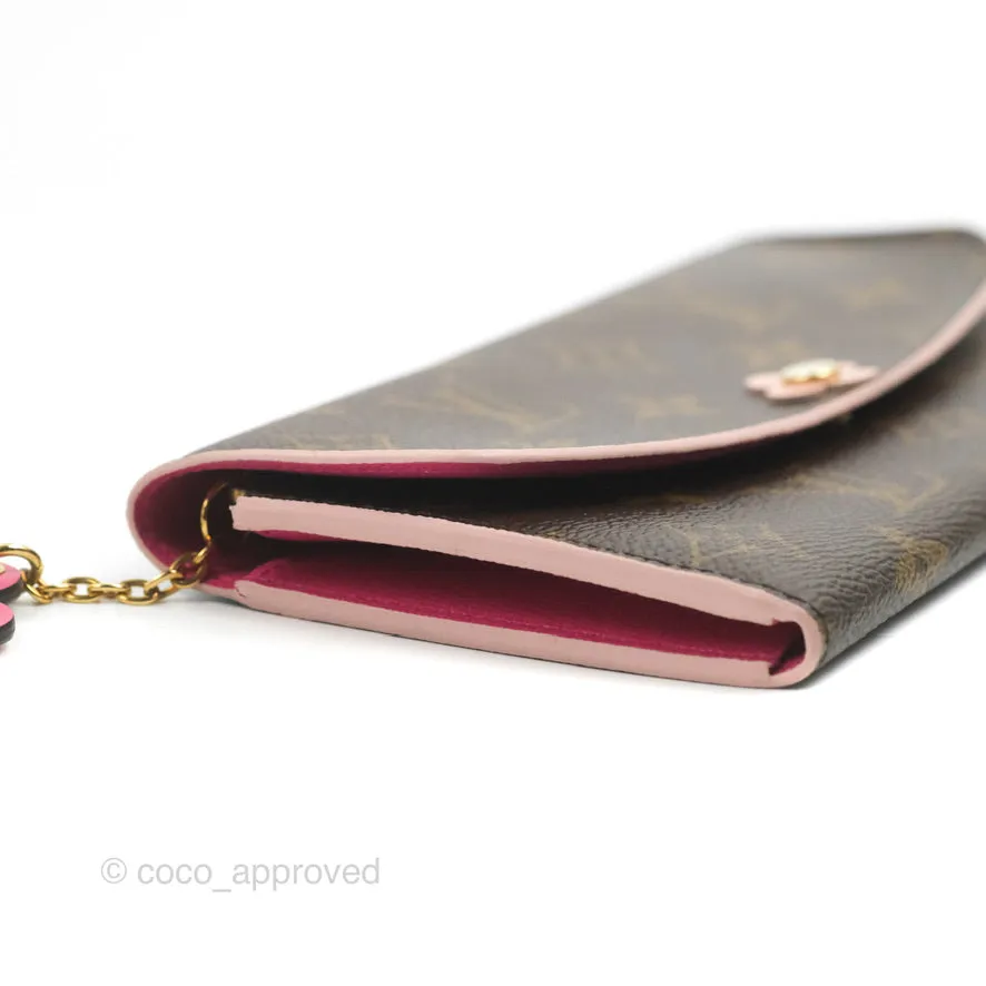 Louis Vuitton Monogram Bloom Flower Emilie Wallet