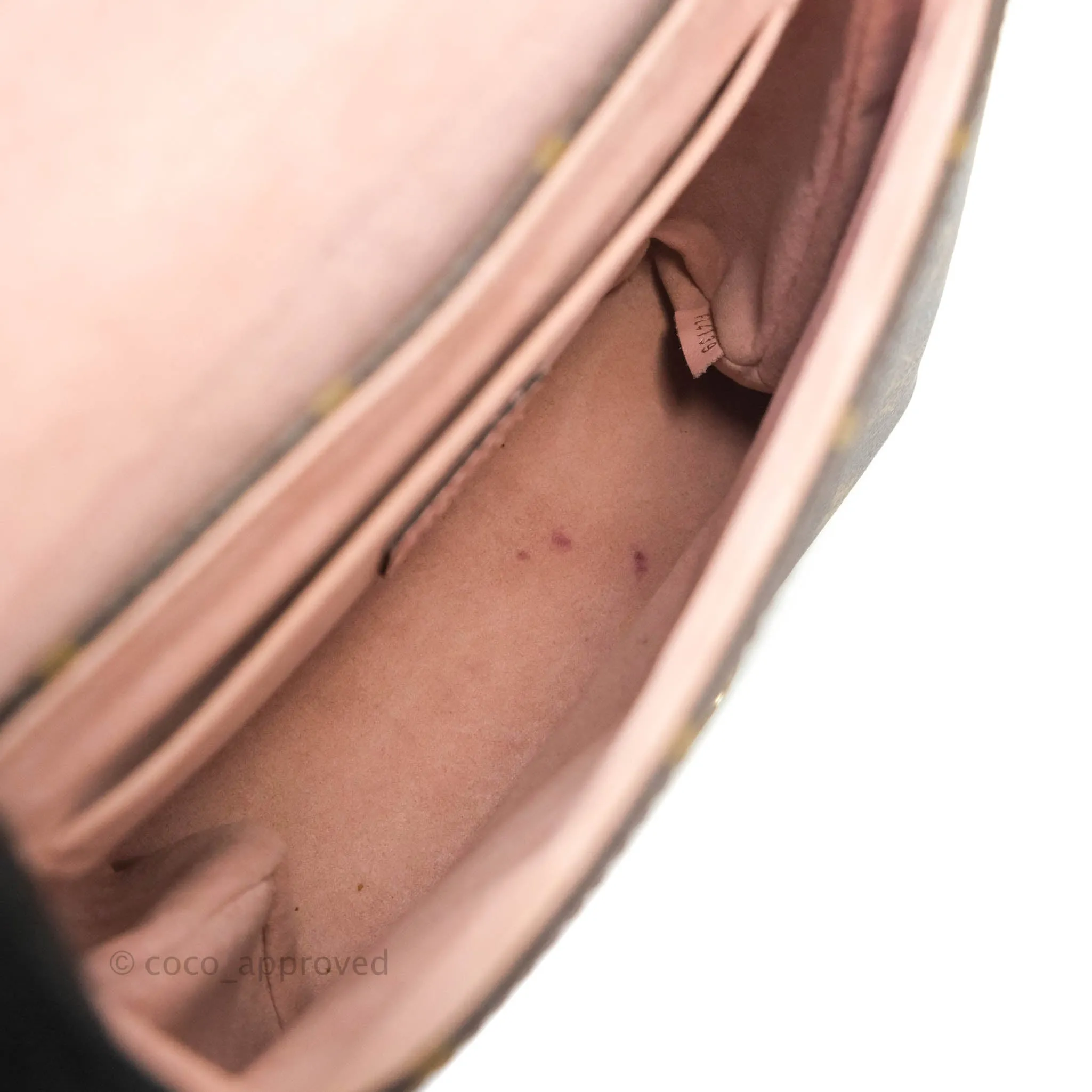 Louis Vuitton Monogram Locky BB Rose Poudre
