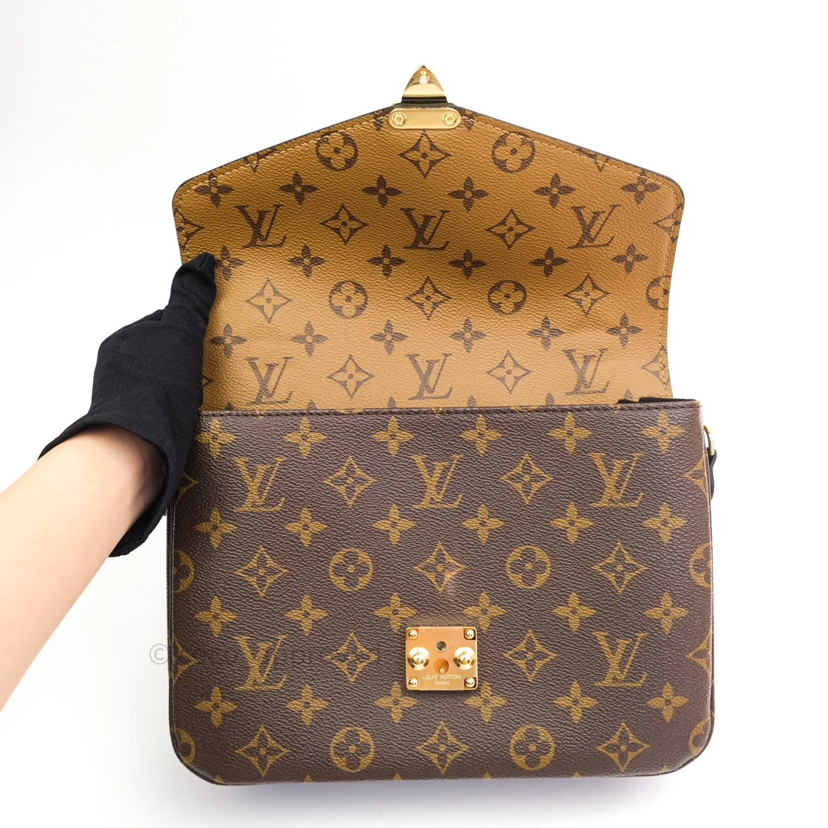 Louis Vuitton Monogram Reverse Pochette Metis