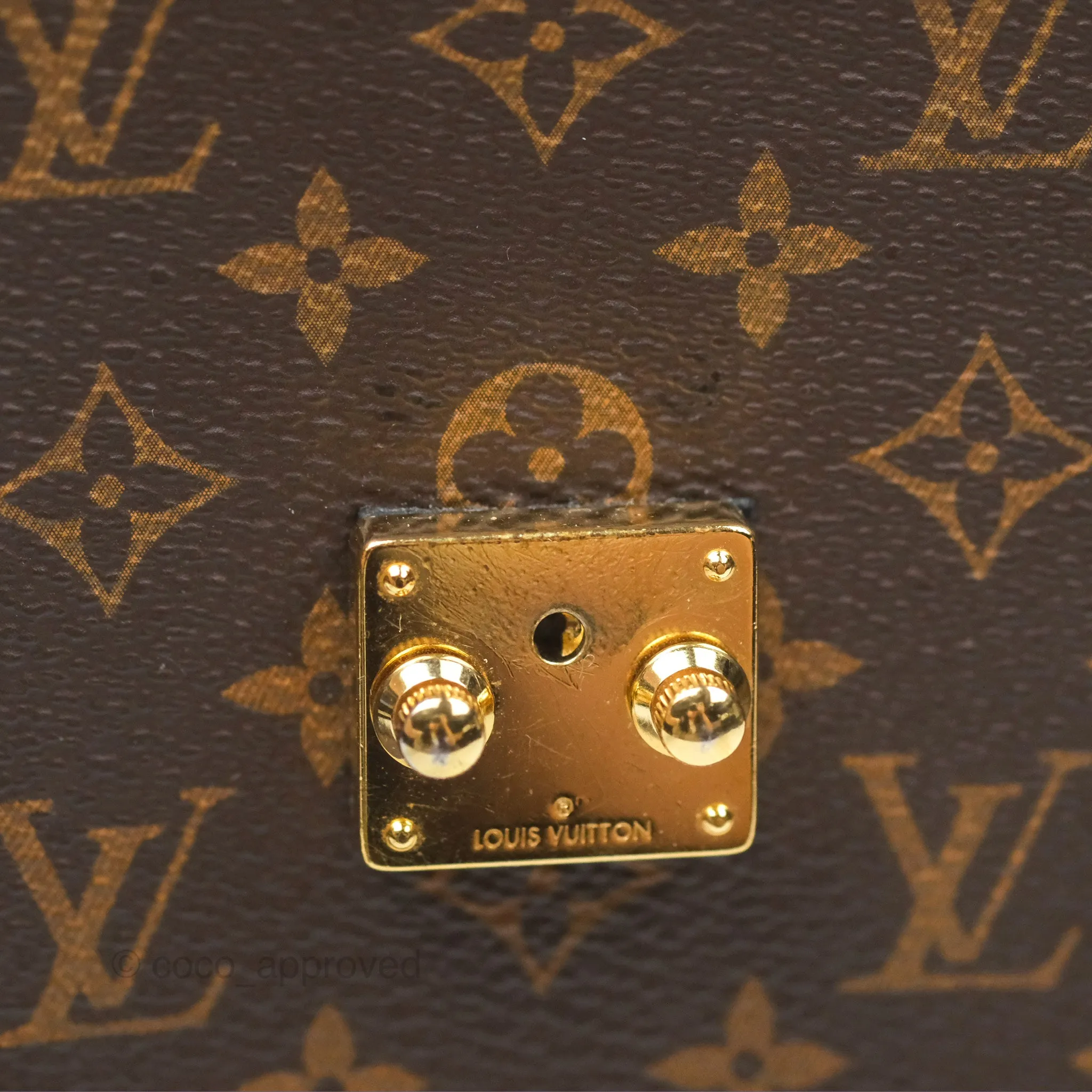 Louis Vuitton Monogram Vertical Trunk Pochette