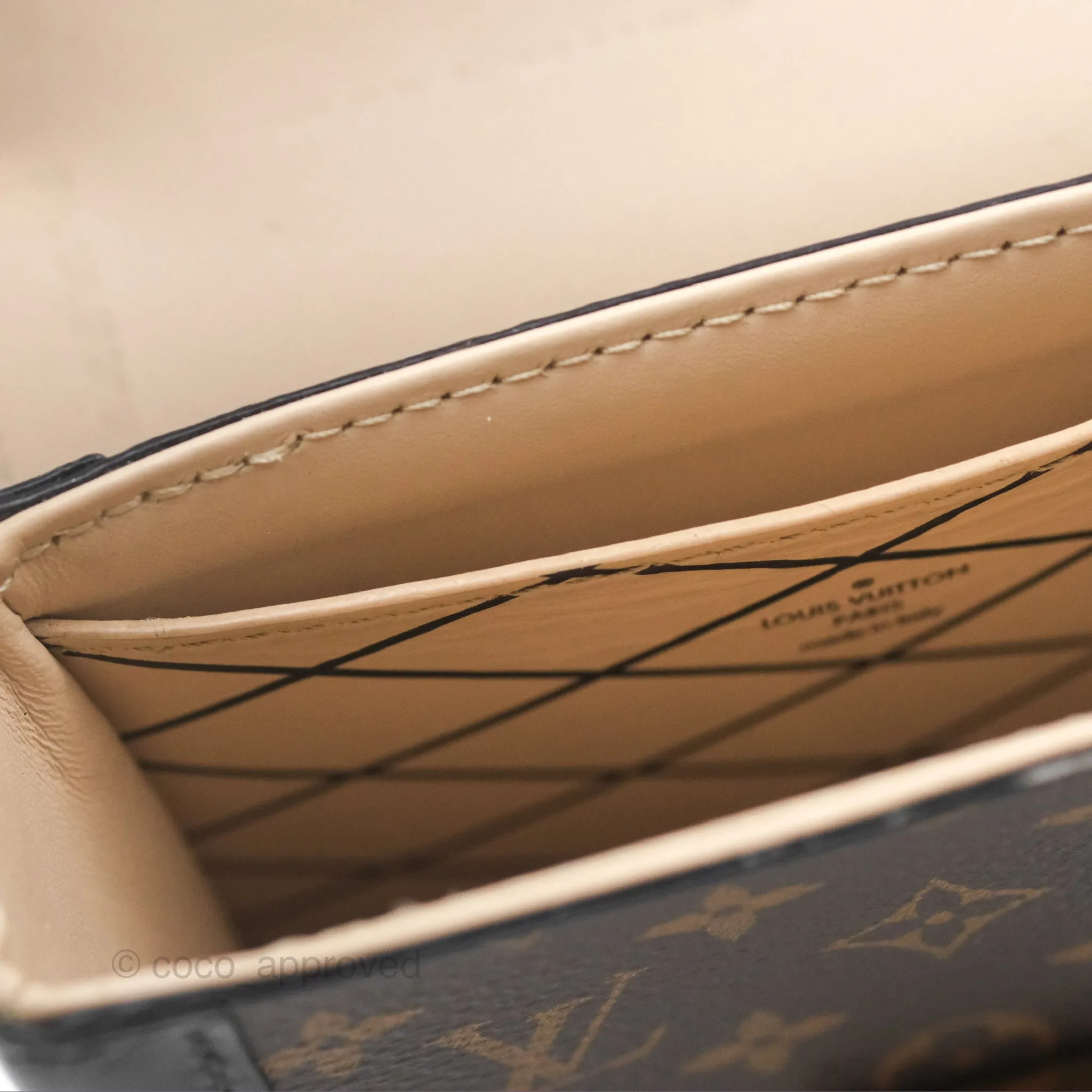 Louis Vuitton Monogram Vertical Trunk Pochette
