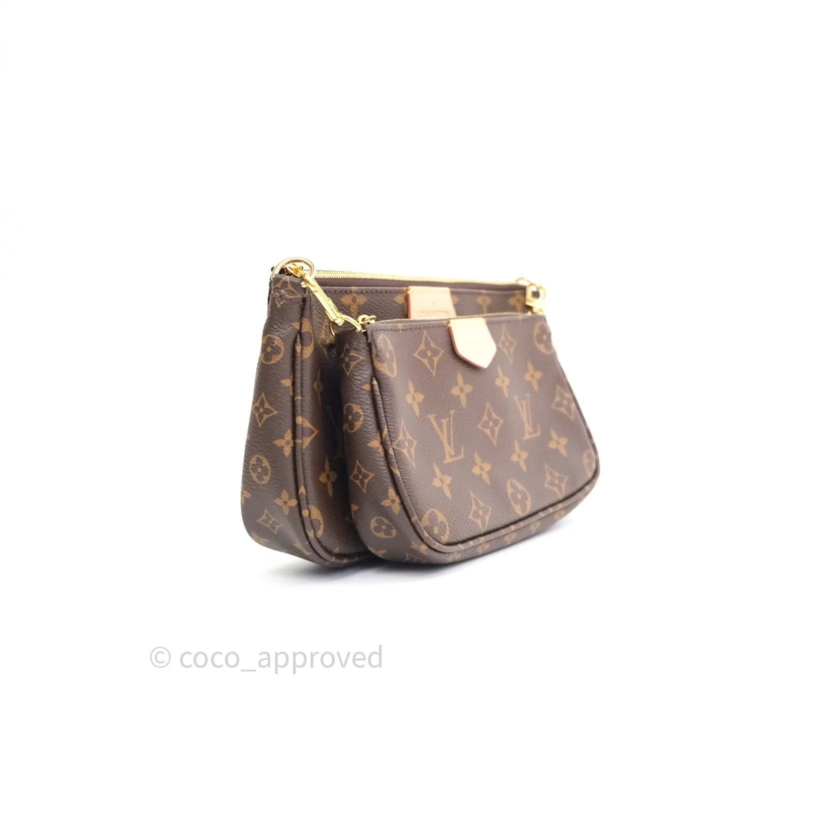 Louis Vuitton Multi Pochette Accessories Monogram Khaki
