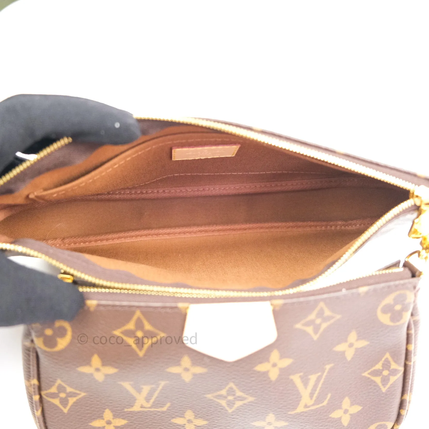 Louis Vuitton Multi Pochette Accessories Monogram Khaki