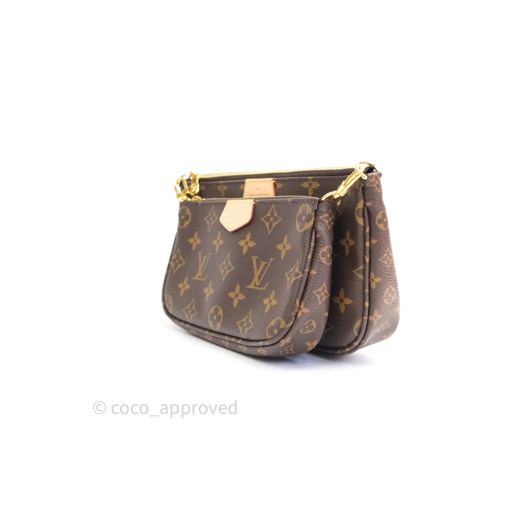 Louis Vuitton Multi Pochette Accessories Monogram Khaki