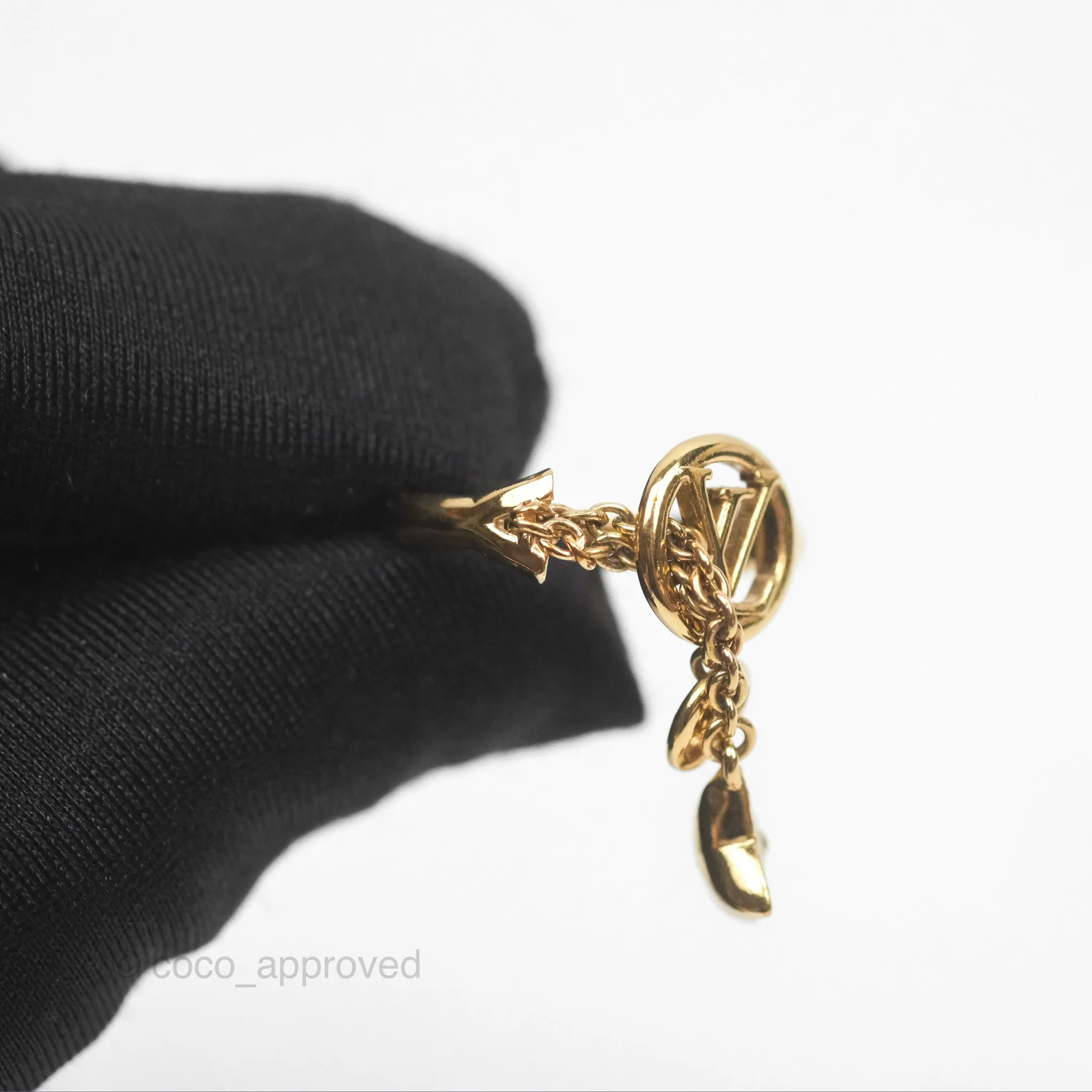 Louis Vuitton My Blooming Strass Ring Gold Tone