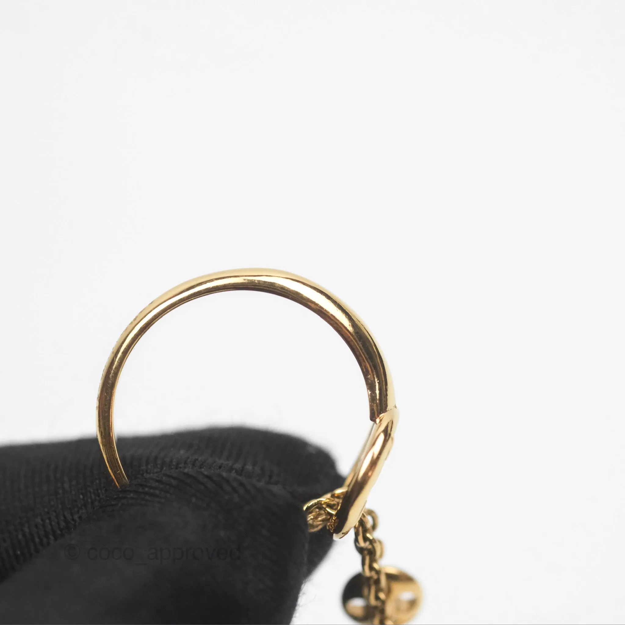 Louis Vuitton My Blooming Strass Ring Gold Tone