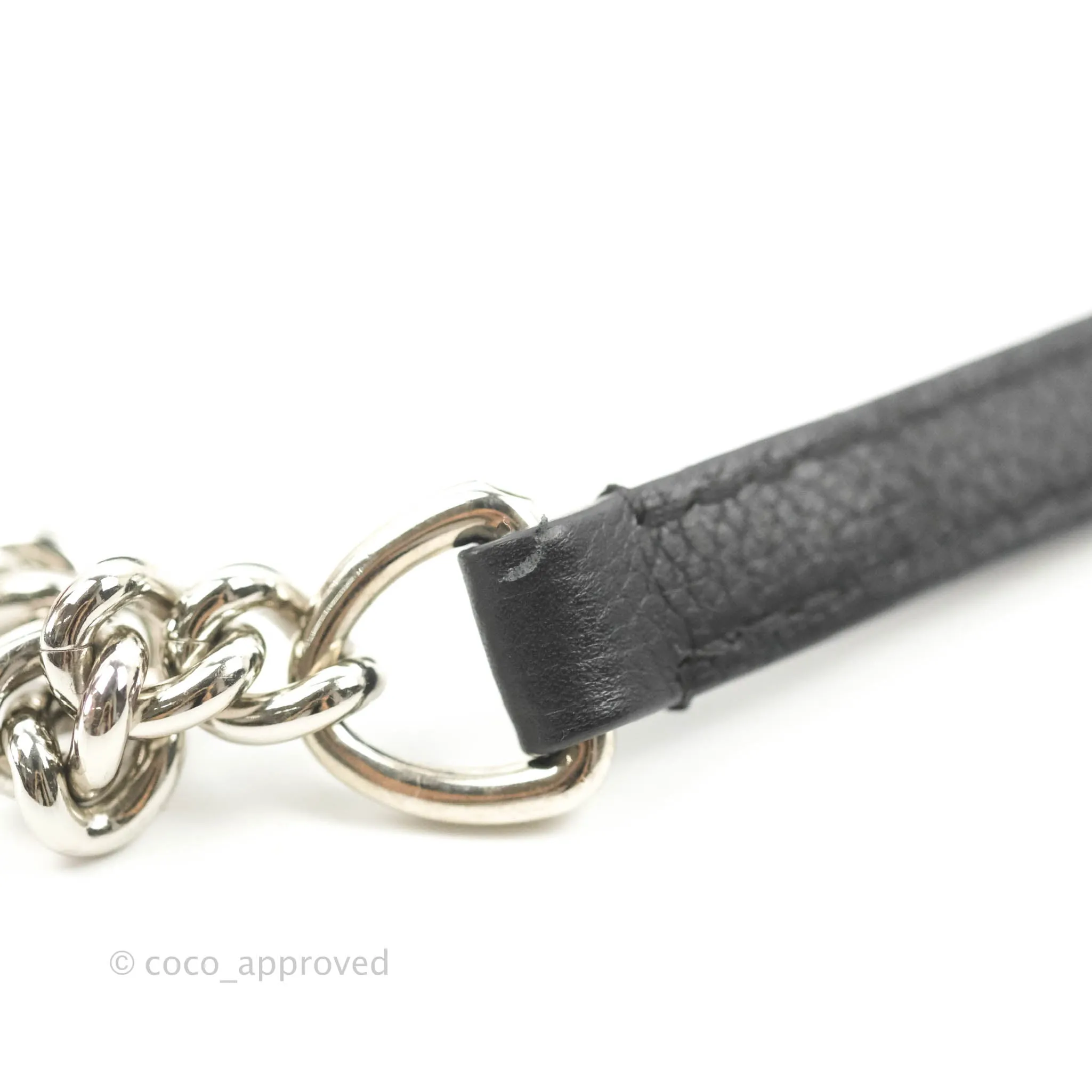 Louis Vuitton My Lockme BB Bag Black Calfskin Silver Hardware