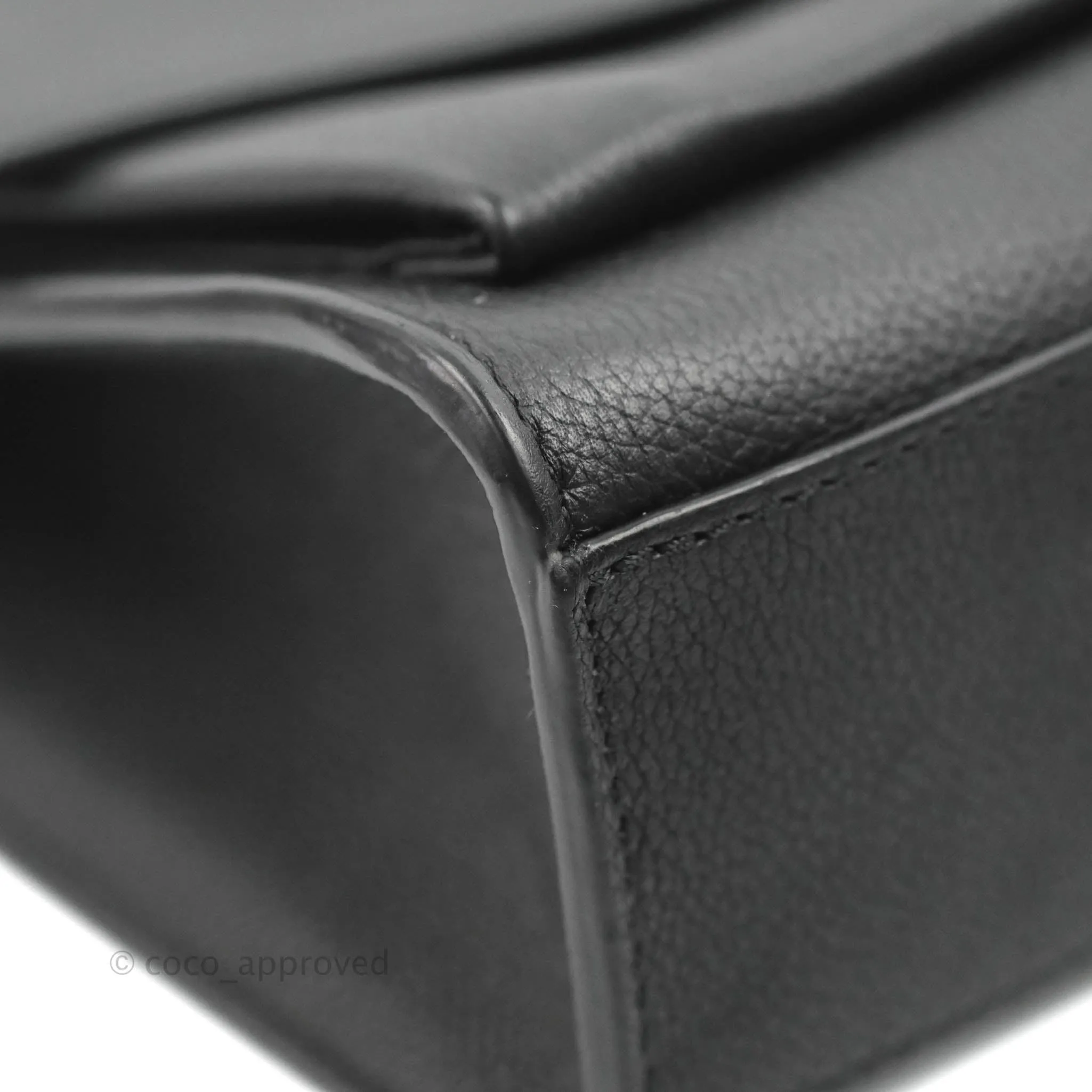 Louis Vuitton My Lockme BB Bag Black Calfskin Silver Hardware