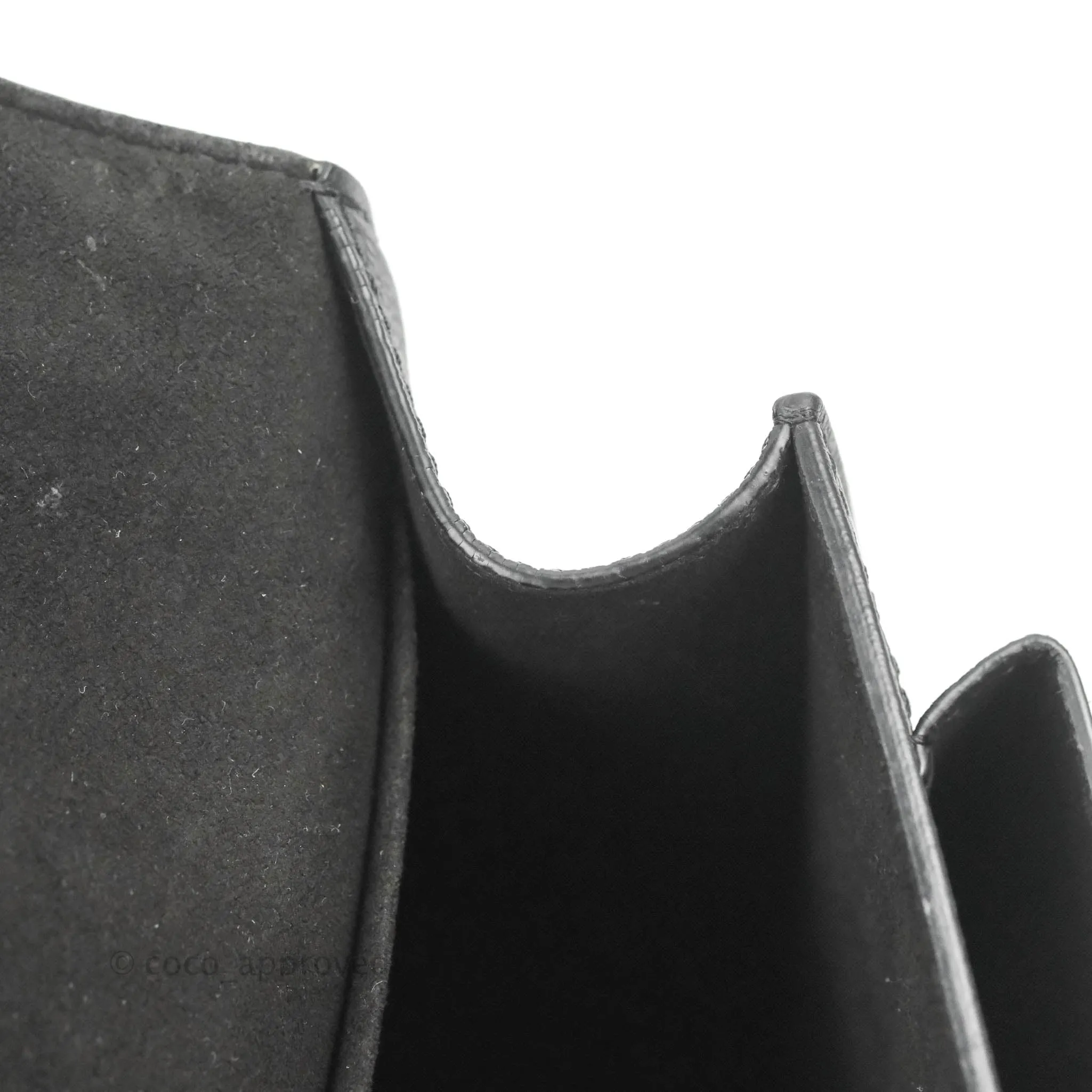 Louis Vuitton My Lockme BB Bag Black Calfskin Silver Hardware