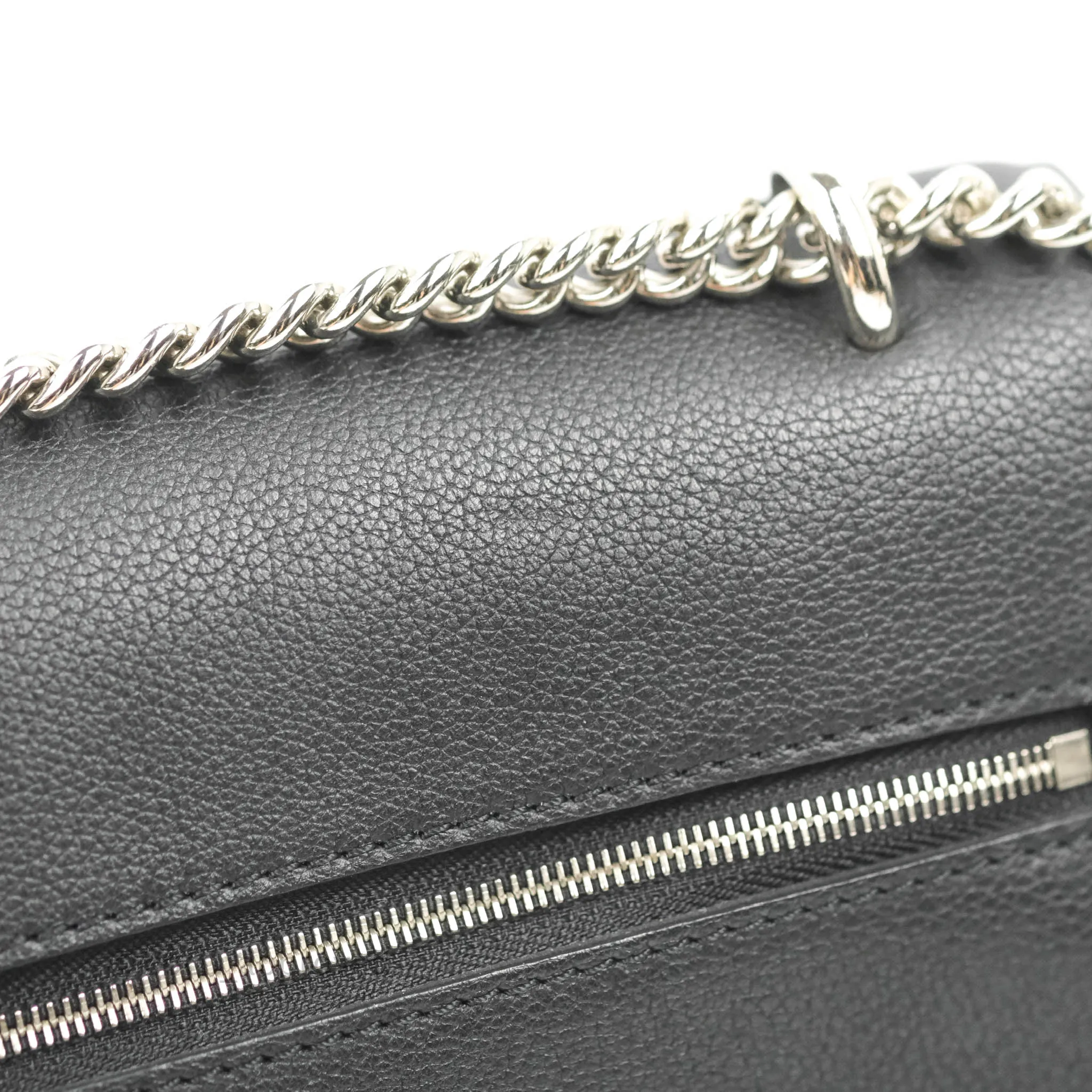 Louis Vuitton My Lockme BB Bag Black Calfskin Silver Hardware