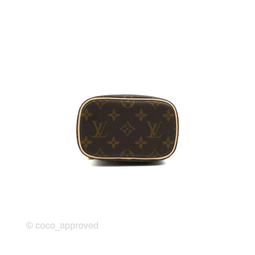 Louis Vuitton Nano Nice Monogram with Twilly