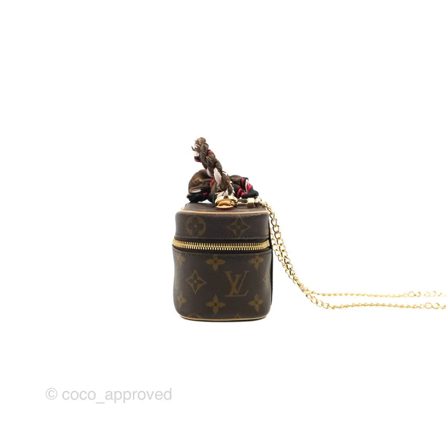 Louis Vuitton Nano Nice Monogram with Twilly
