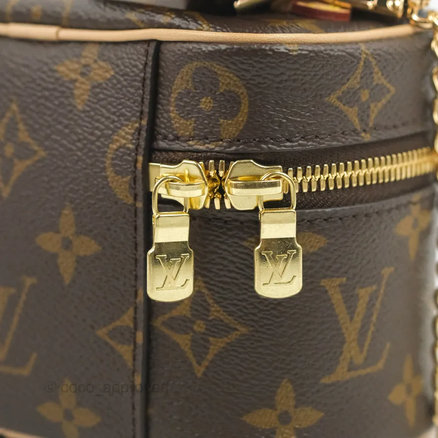 Louis Vuitton Nano Nice Monogram with Twilly