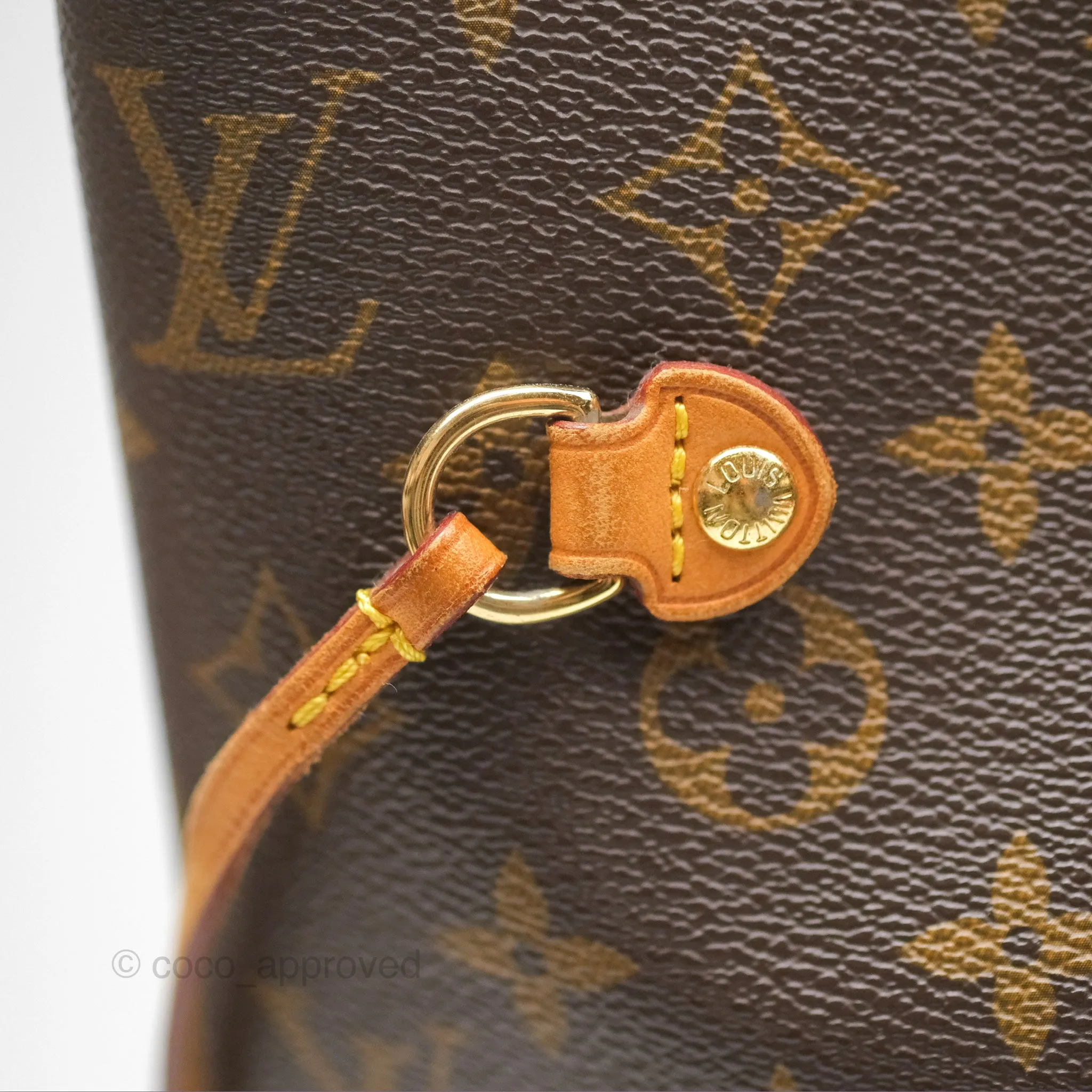 Louis Vuitton Neverfull MM Tote Bag Monogram Canvas