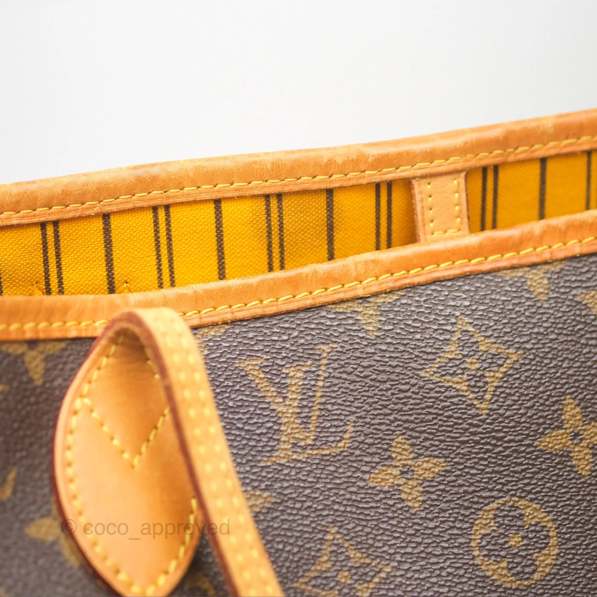 Louis Vuitton Neverfull MM Tote Bag Monogram Canvas