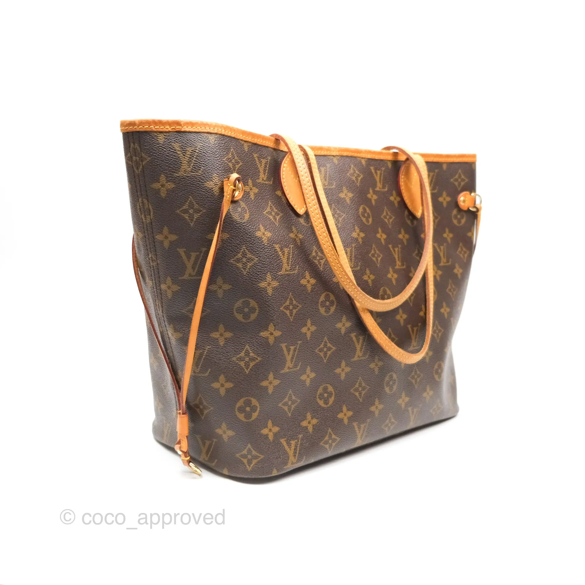 Louis Vuitton Neverfull MM Tote Bag Monogram Canvas