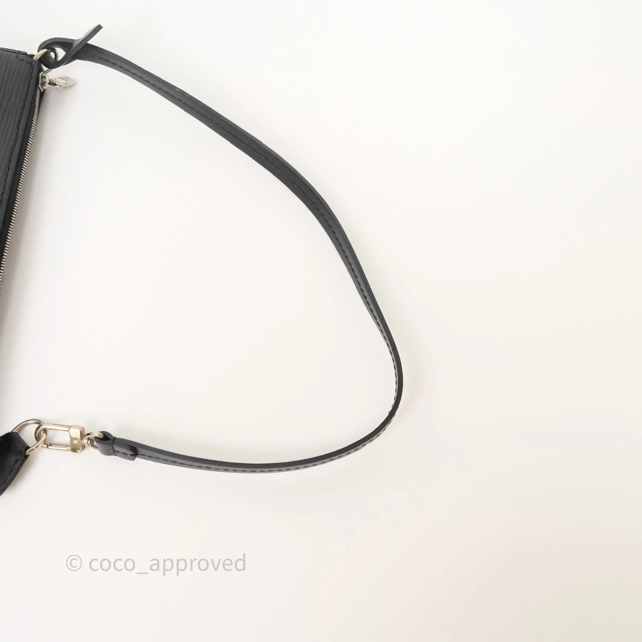 Louis Vuitton Pochette Black Epi