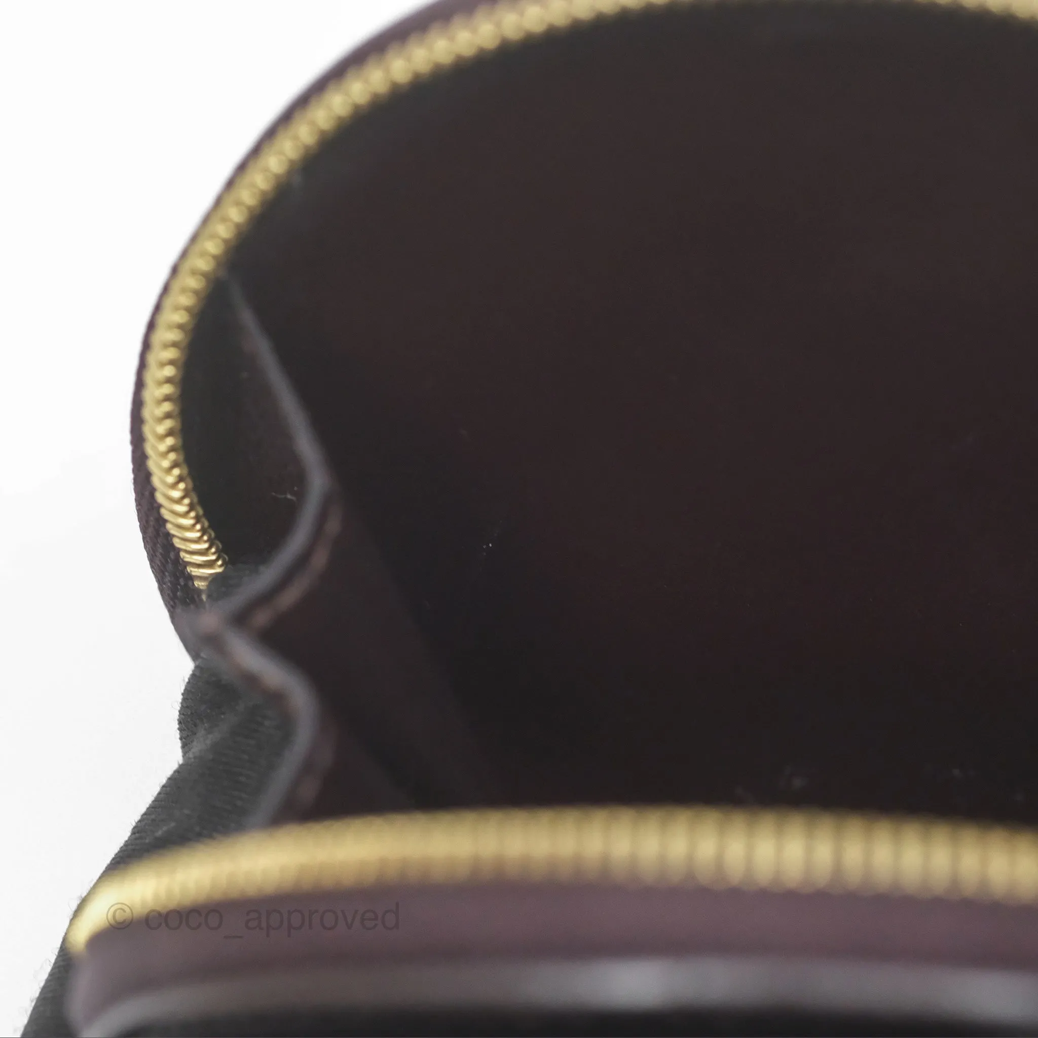 Louis Vuitton Porte Monnaie Rond Vernis Flower Wallet