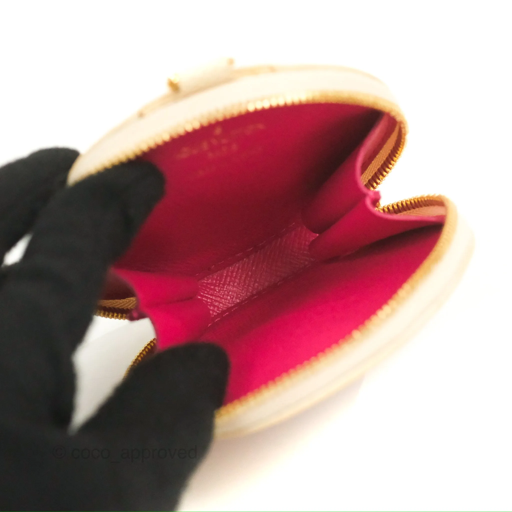 Louis Vuitton Round Coin Purse Damier Azur Vivienne Hollywood Edition