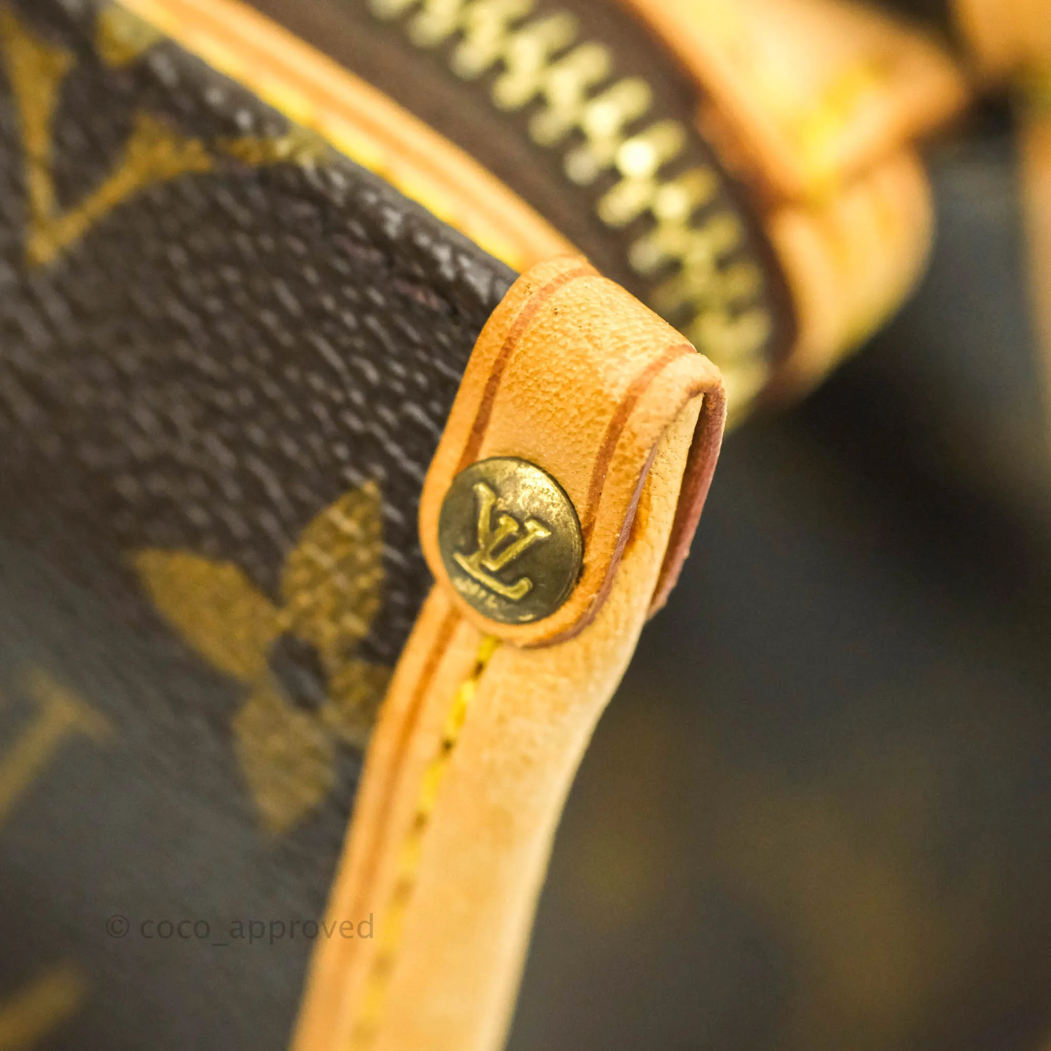 Louis Vuitton Sac Tricot Monogram Canvas Handbag