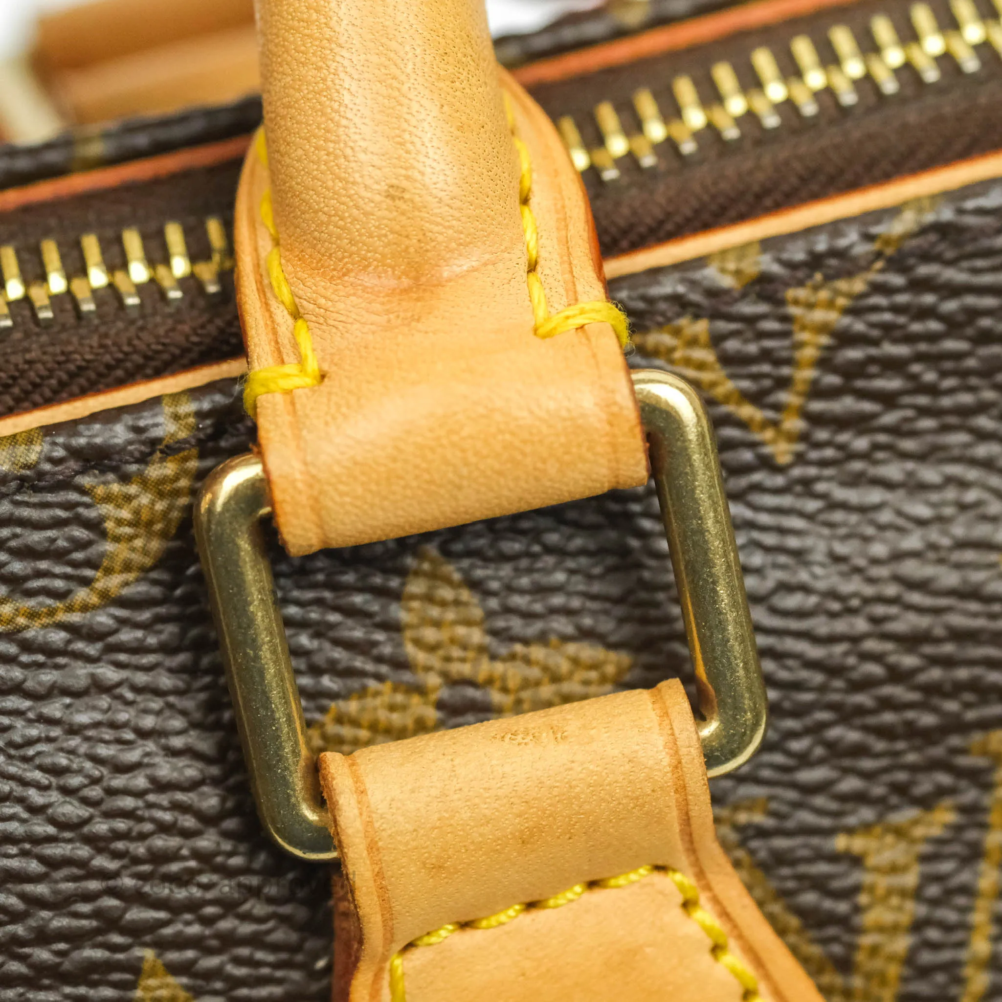 Louis Vuitton Sac Tricot Monogram Canvas Handbag