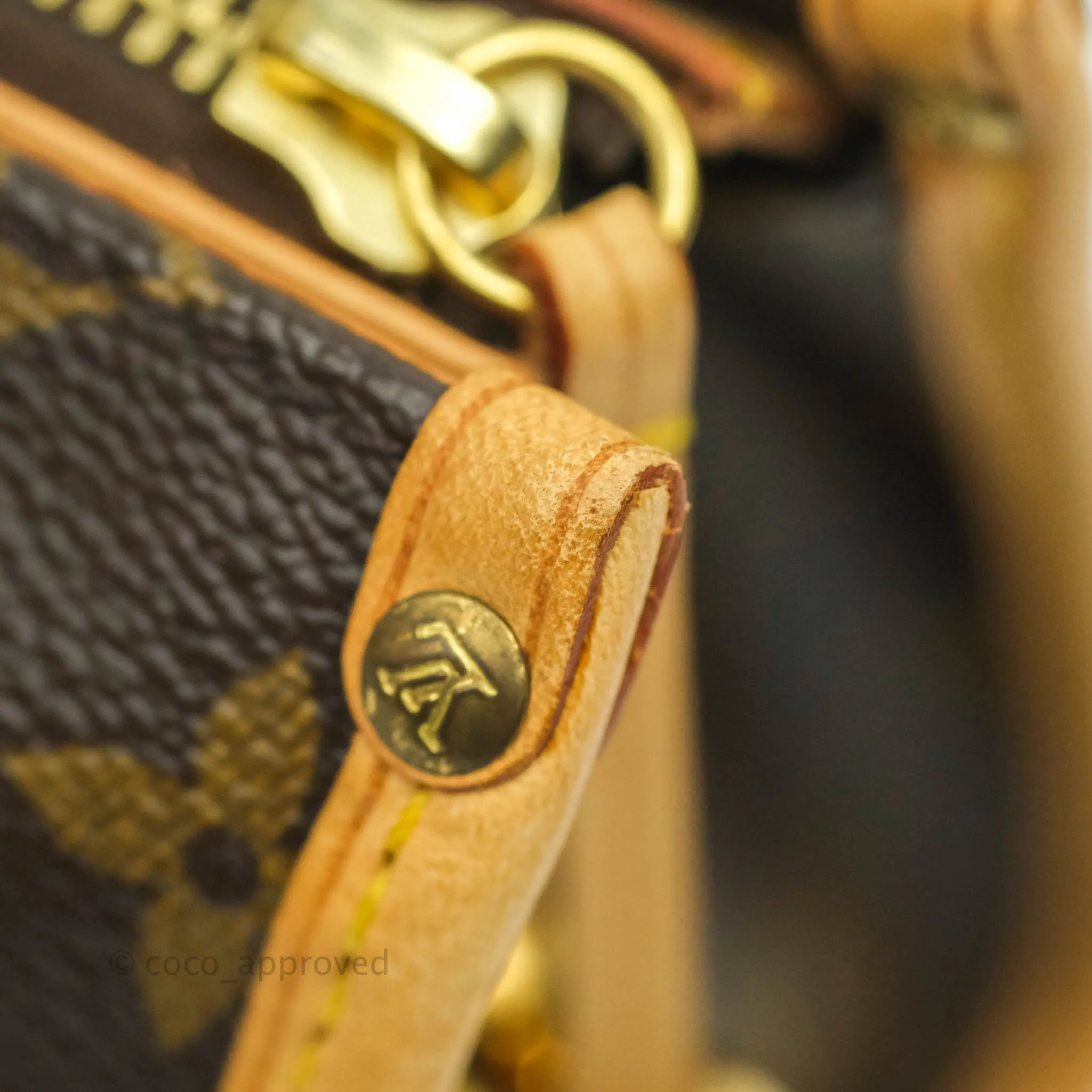 Louis Vuitton Sac Tricot Monogram Canvas Handbag