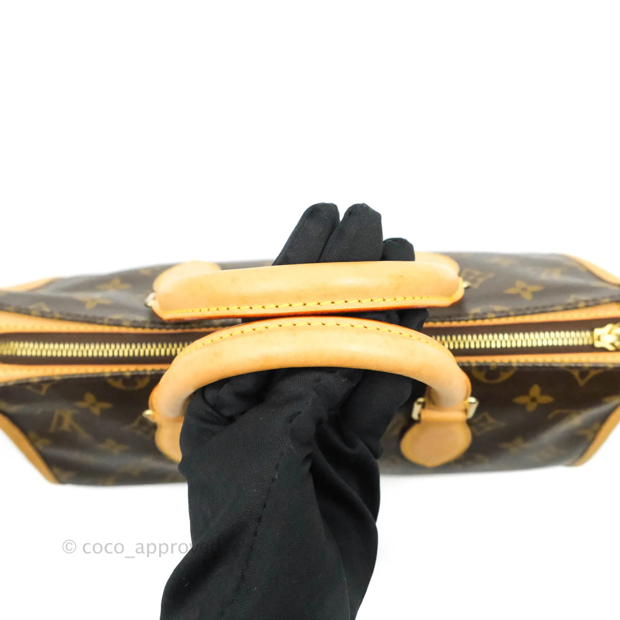 Louis Vuitton Sac Tricot Monogram Canvas Handbag