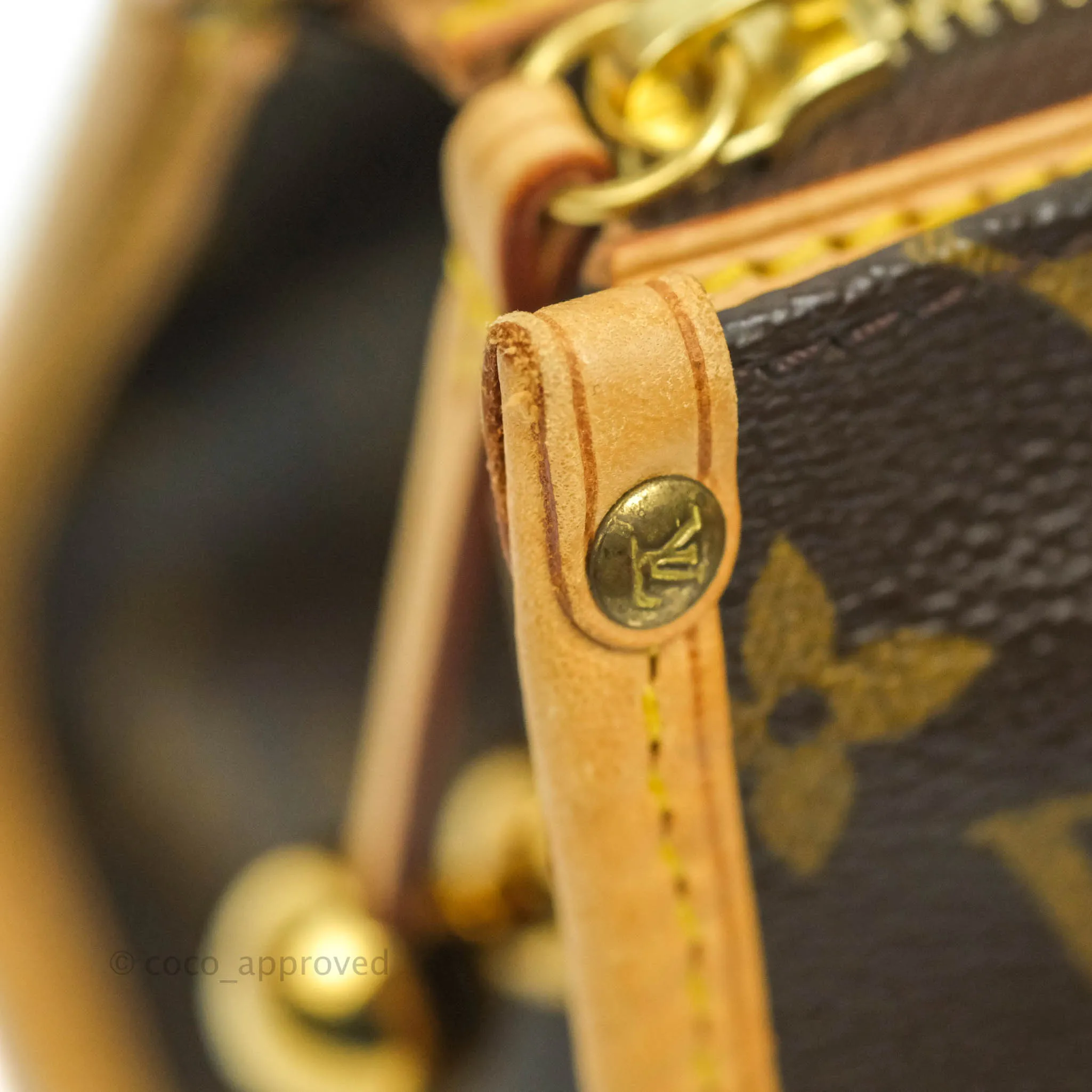 Louis Vuitton Sac Tricot Monogram Canvas Handbag