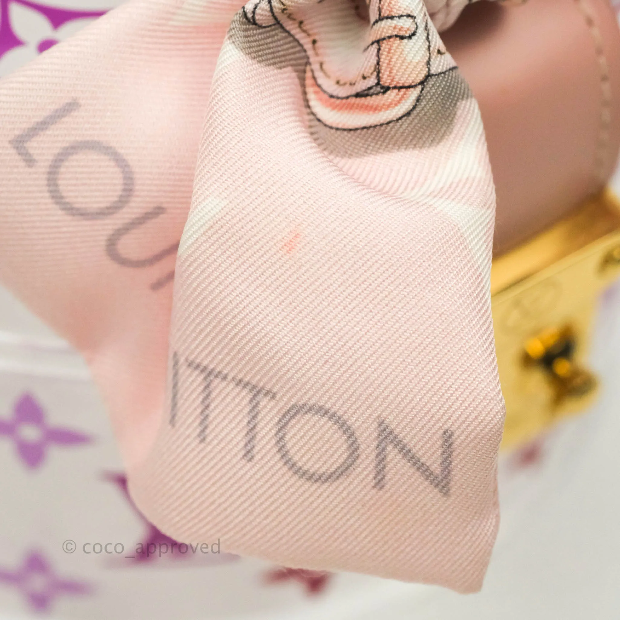 Louis Vuitton Scott Box with Pink & Red Motifs