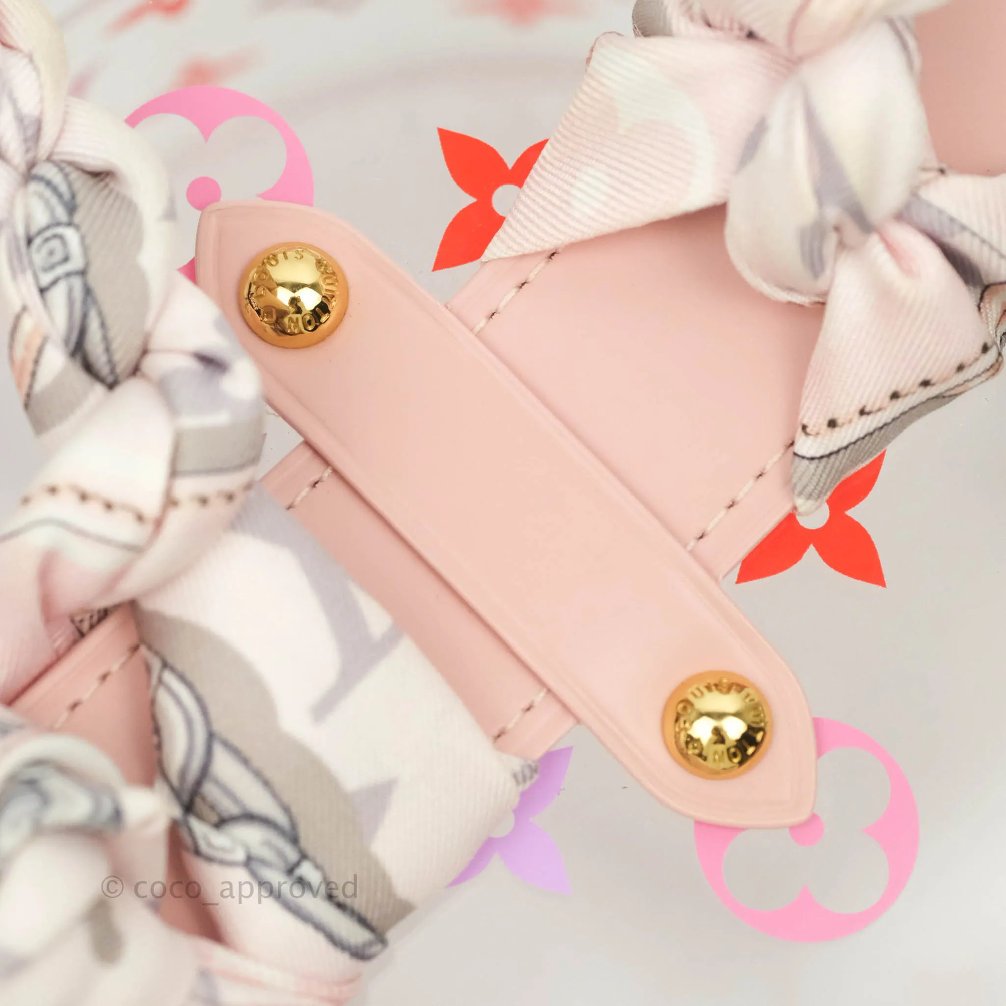 Louis Vuitton Scott Box with Pink & Red Motifs