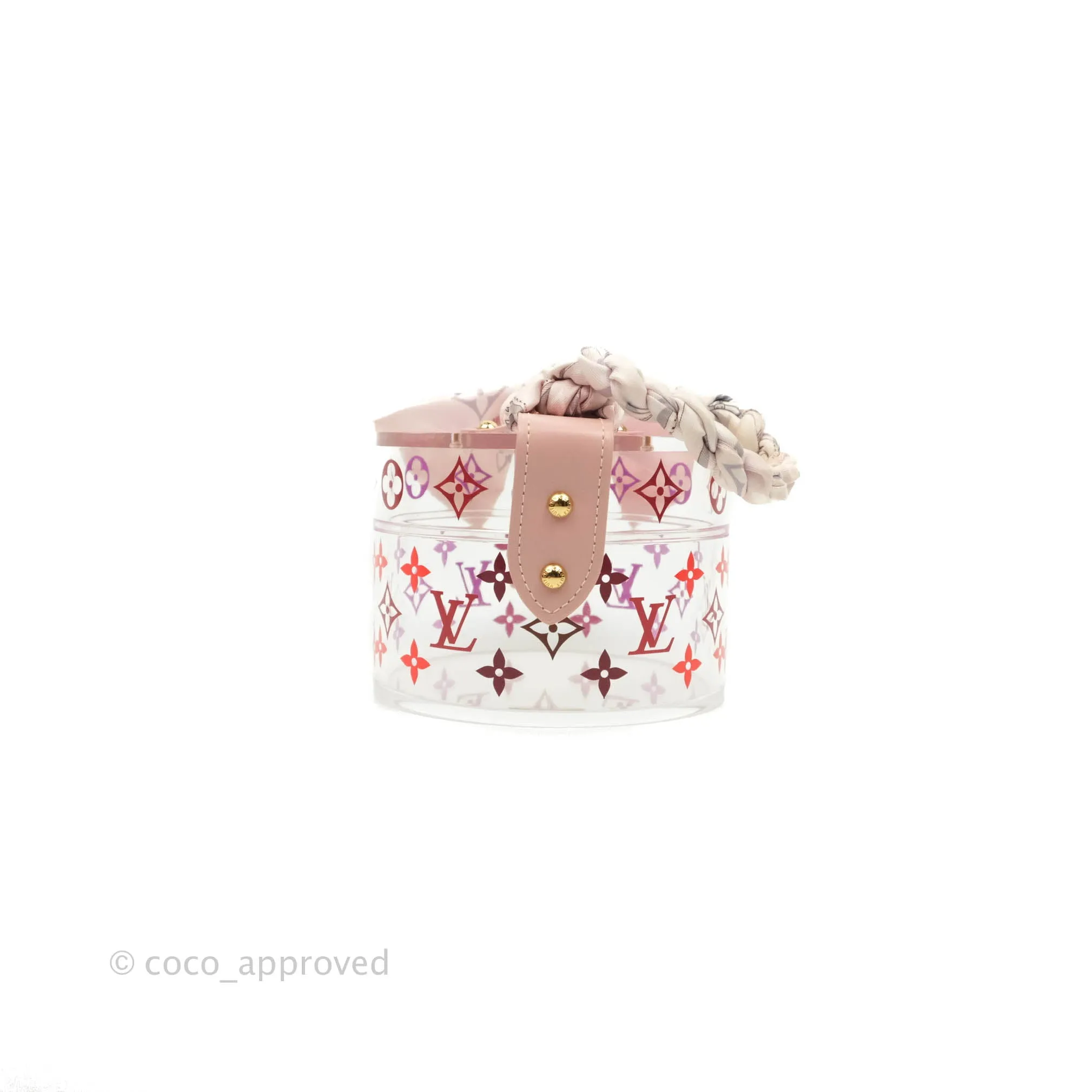 Louis Vuitton Scott Box with Pink & Red Motifs