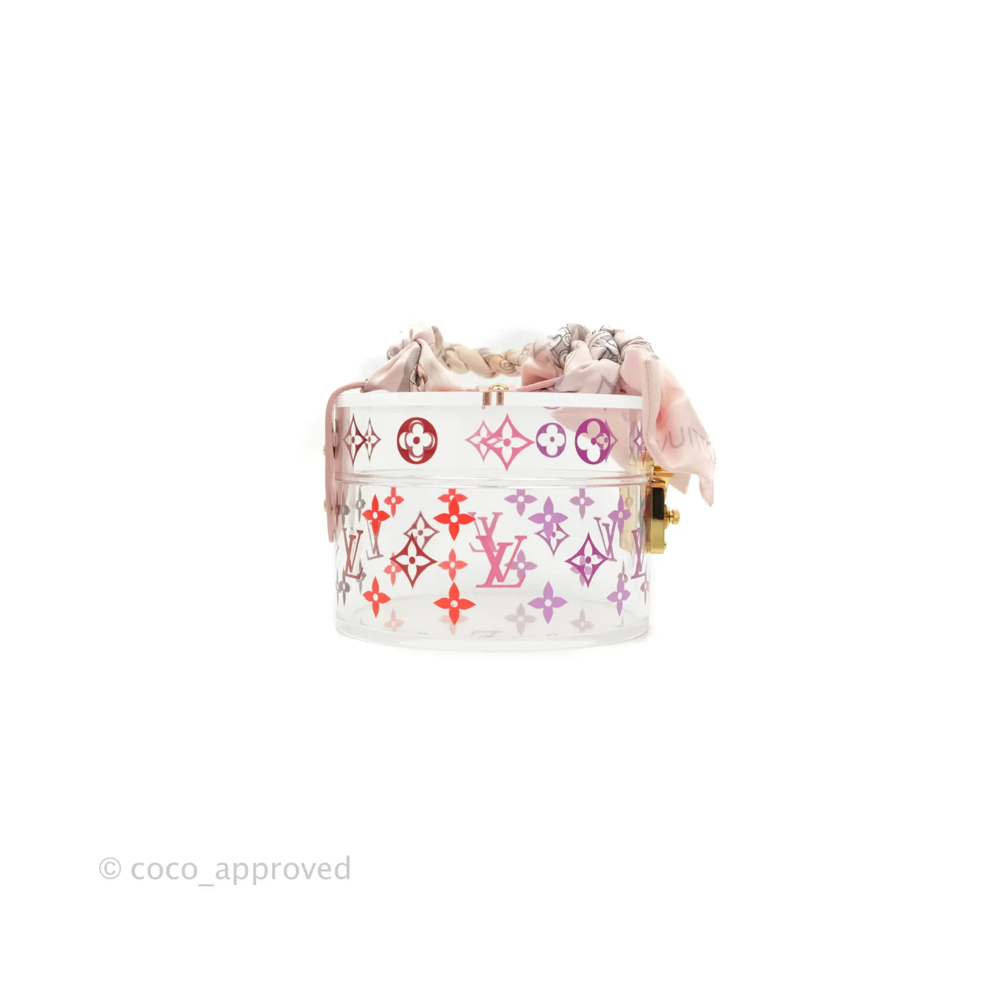 Louis Vuitton Scott Box with Pink & Red Motifs