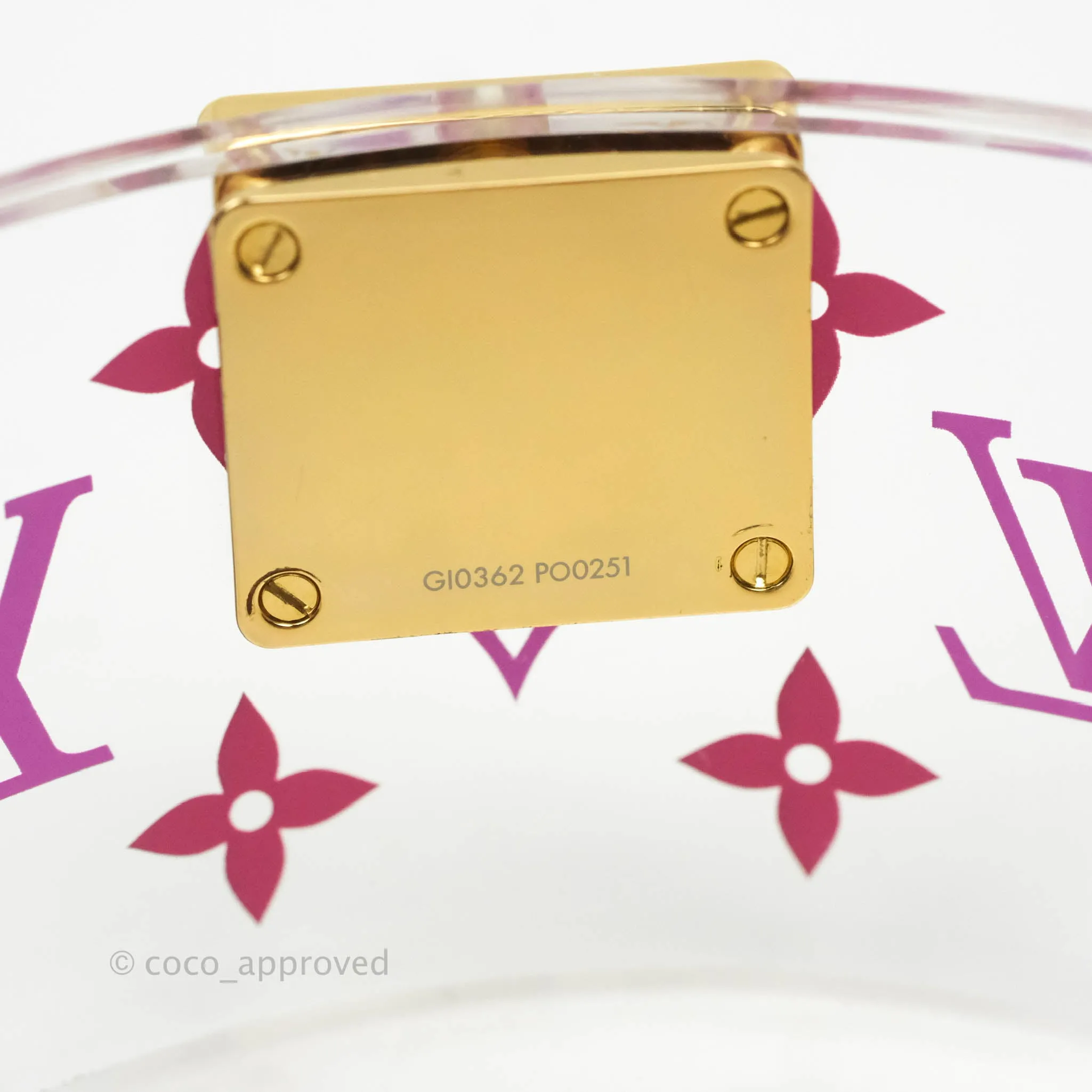 Louis Vuitton Scott Box with Pink & Red Motifs