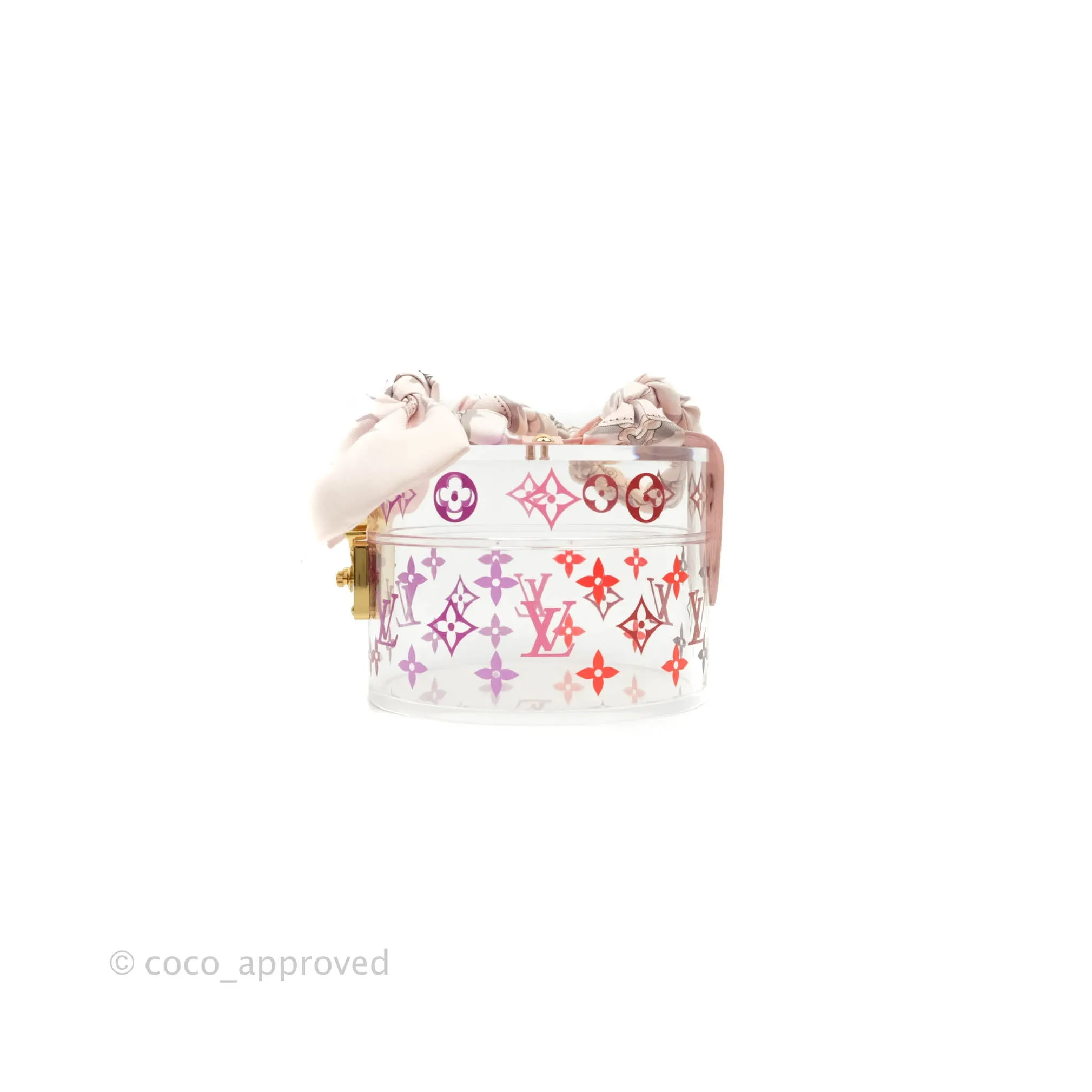 Louis Vuitton Scott Box with Pink & Red Motifs