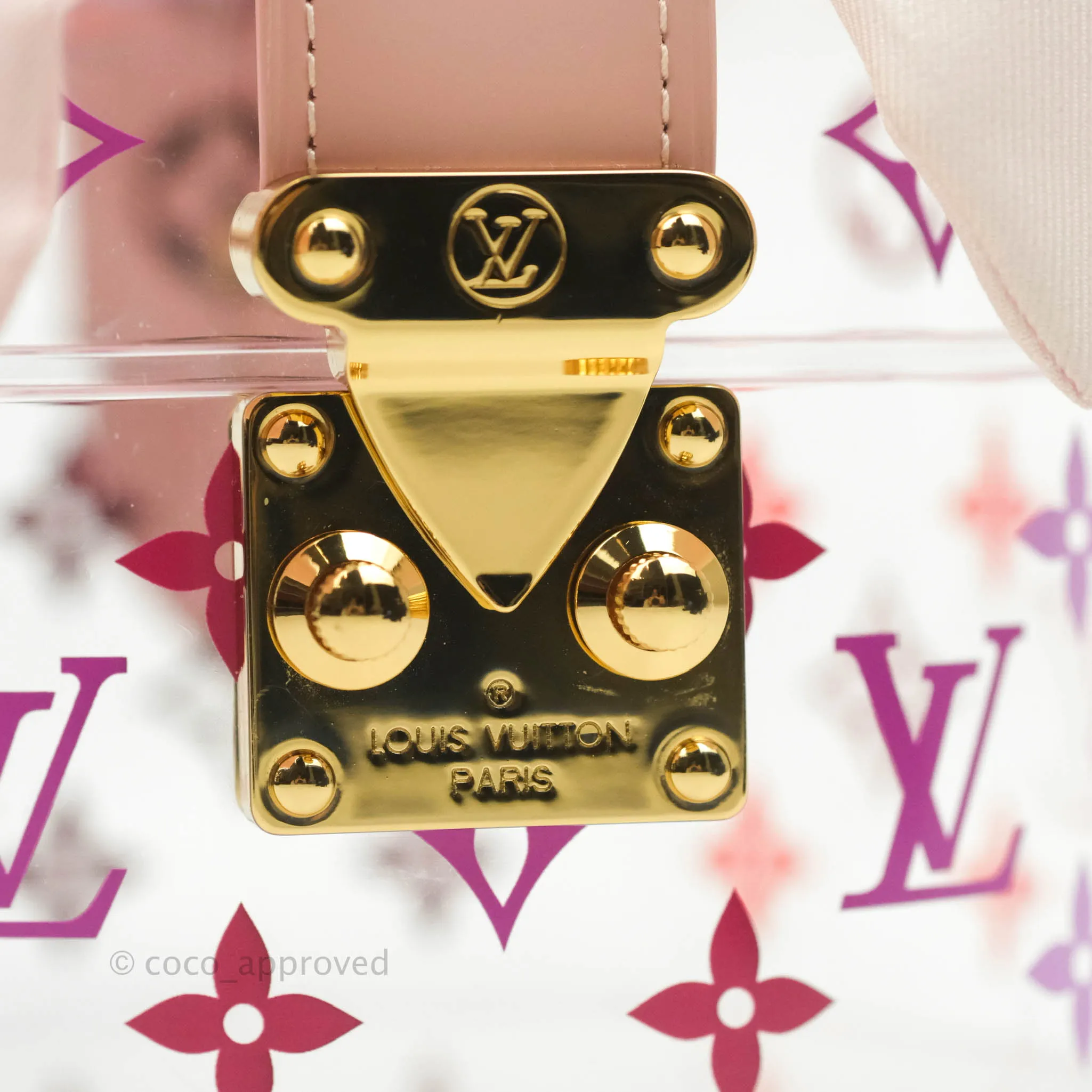 Louis Vuitton Scott Box with Pink & Red Motifs